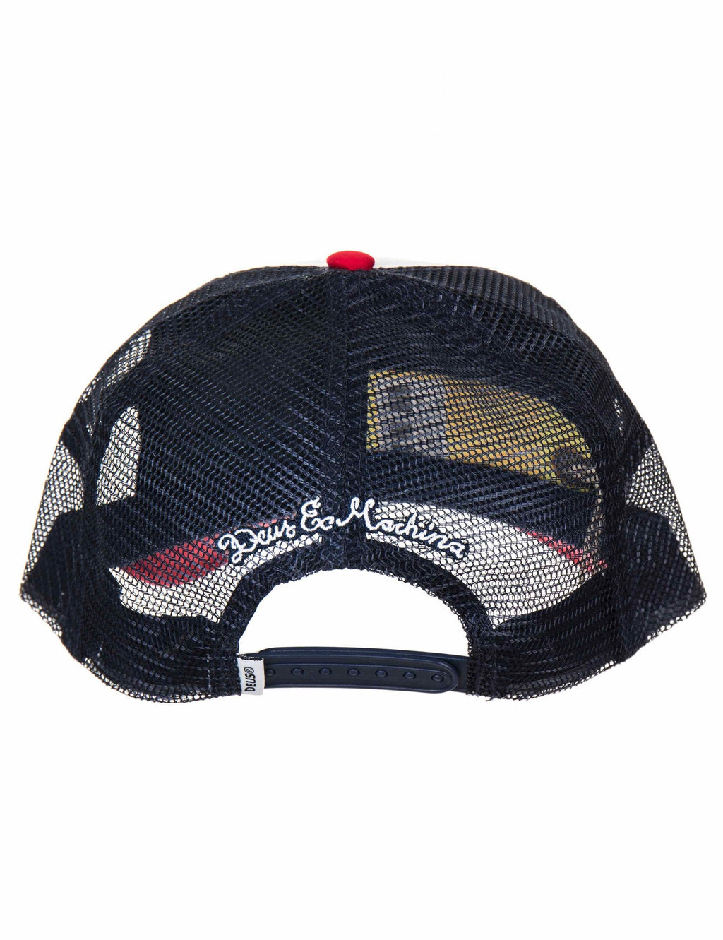 Pill Trucker Hat - Red/Navy