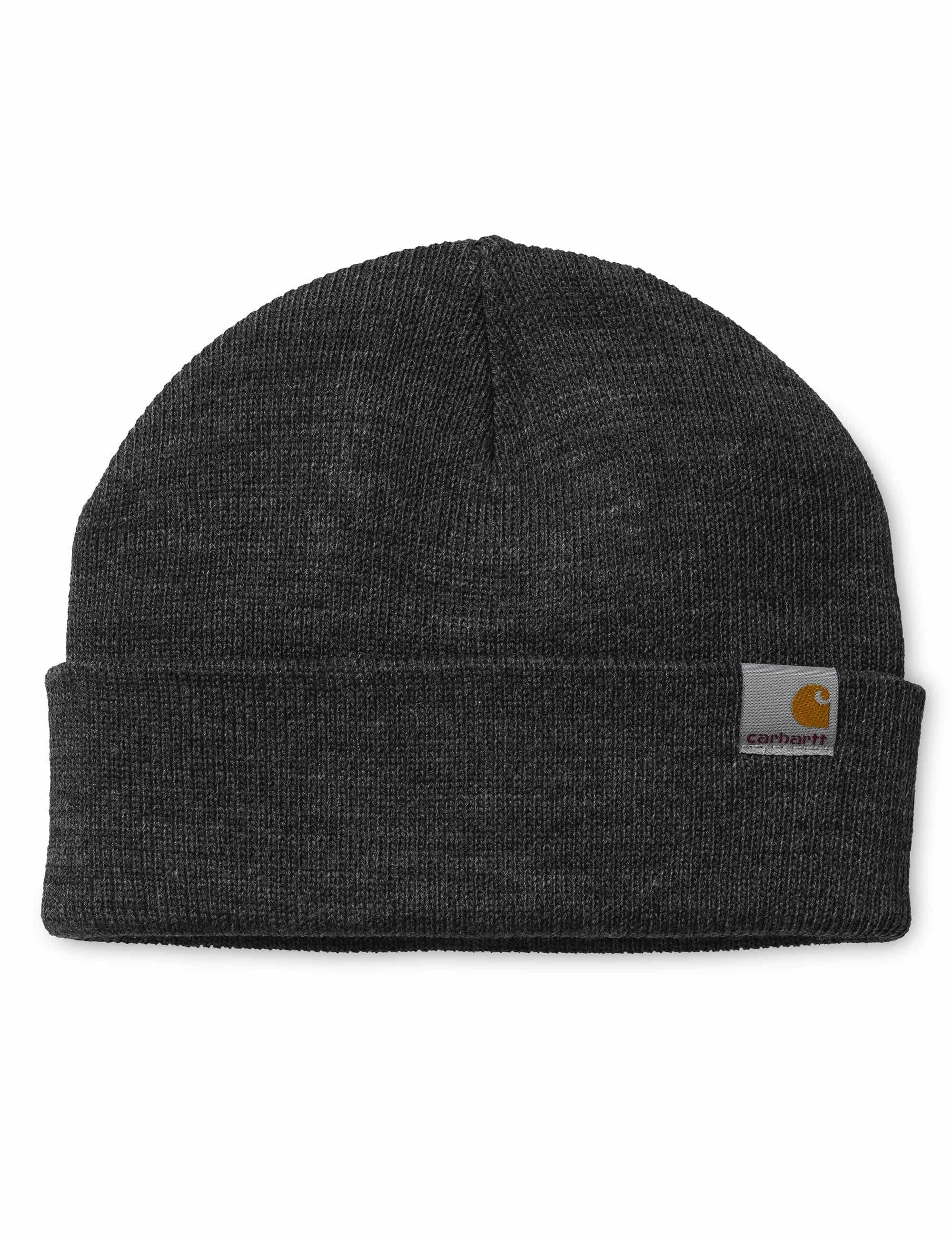 Carhartt WIP Stratus Lo Beanie Hat - Dark Grey Heather