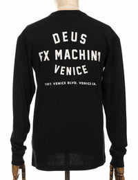 Venice Address Long Sleeve T-Shirt - Black