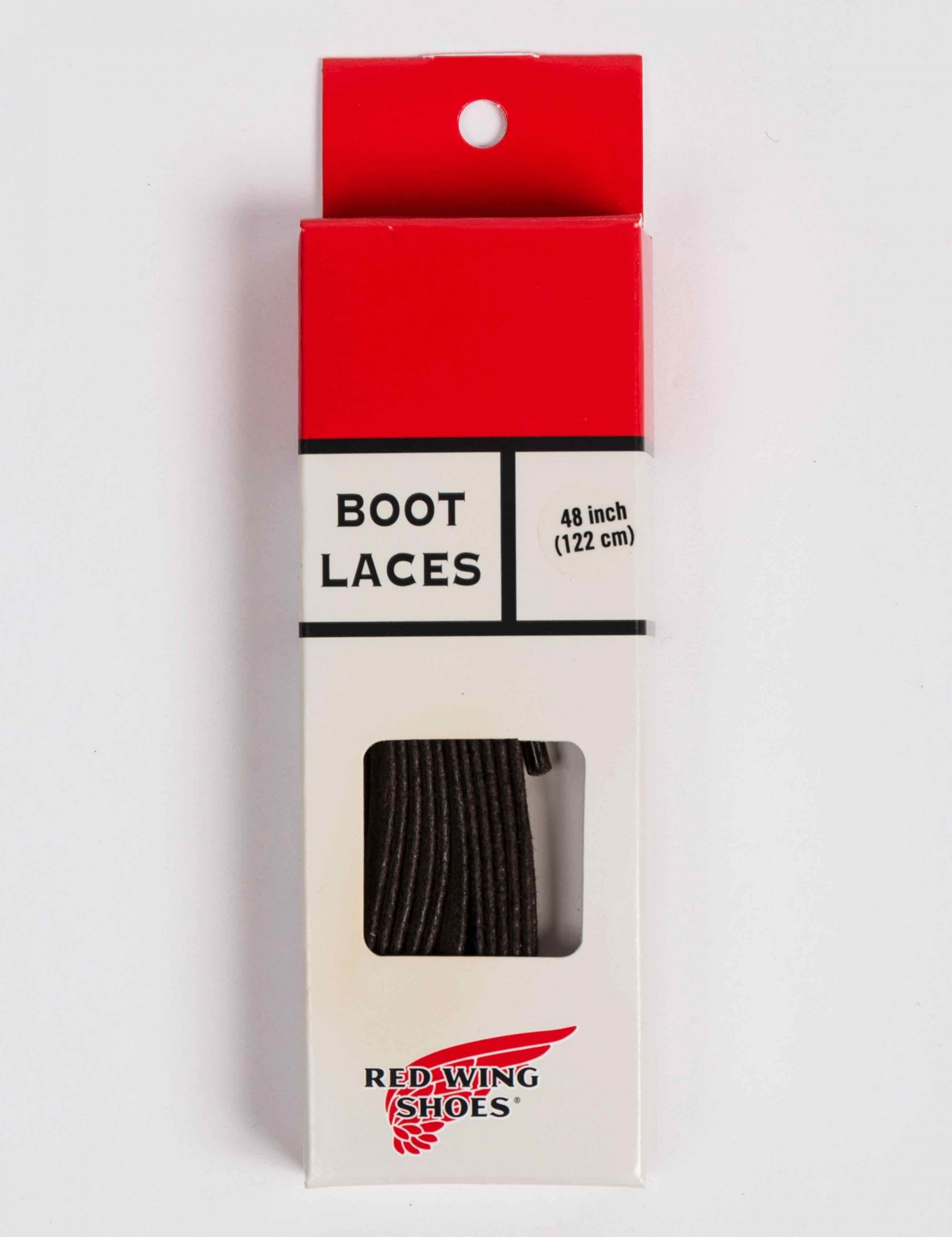 97138 48" Flat Waxed Laces - Brown