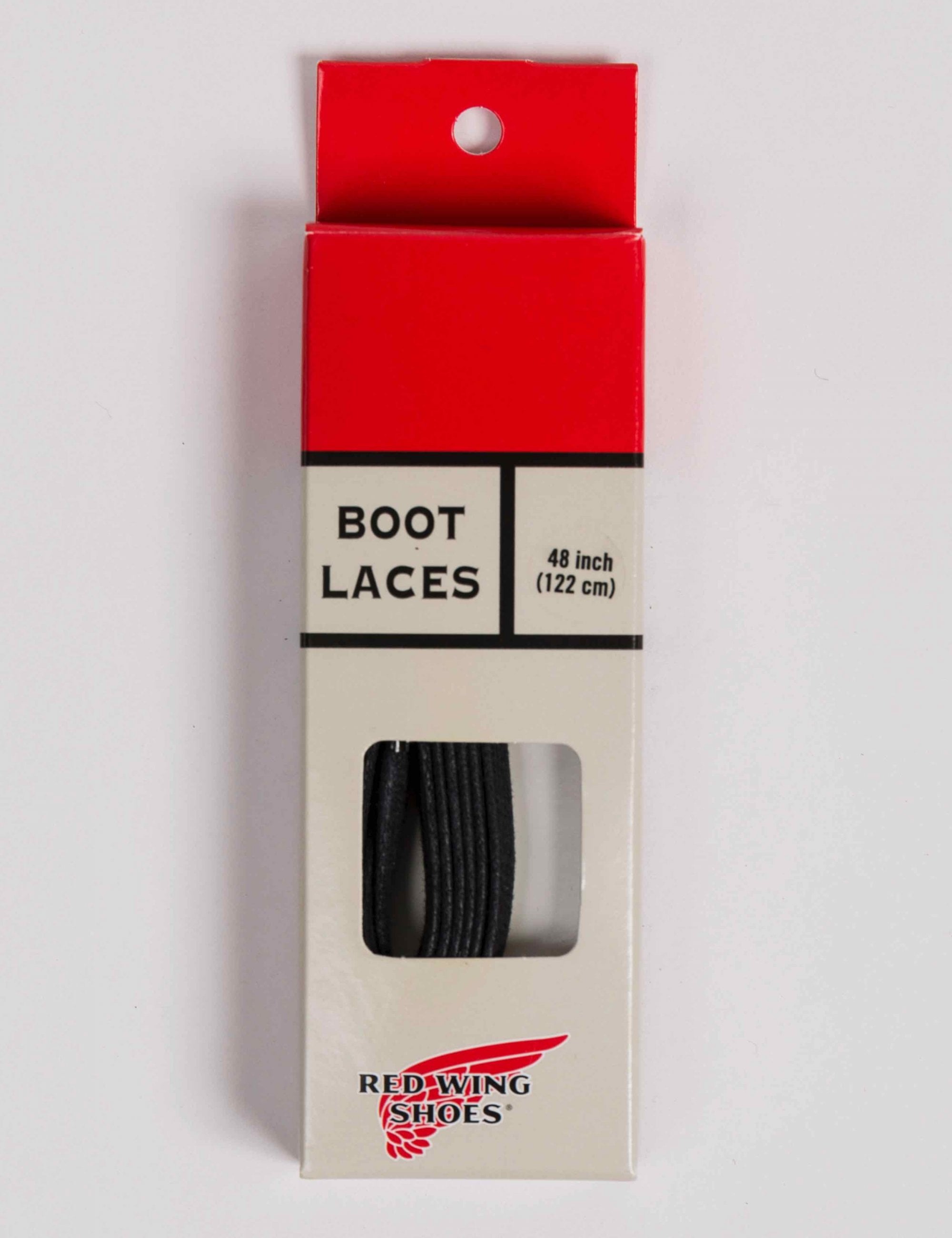97155 48" Flat Waxed Laces - Black