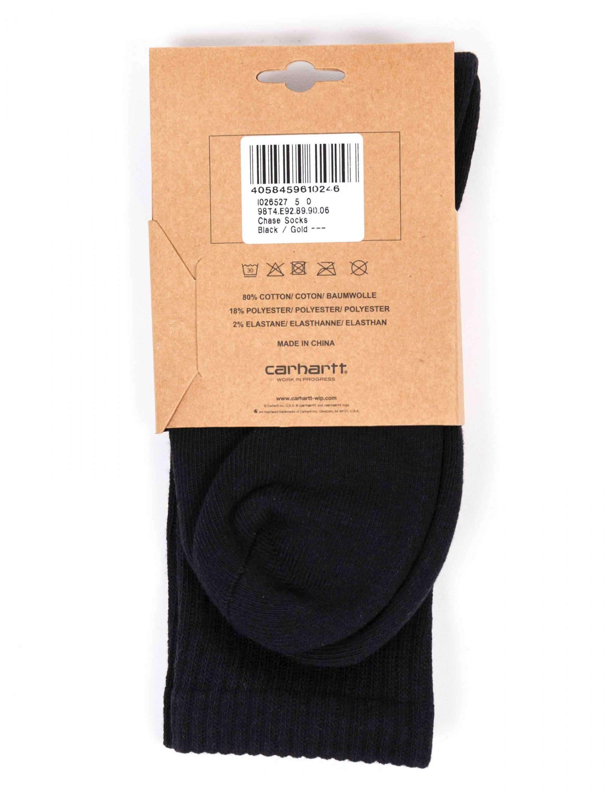 Chase Socks - Black/Gold
