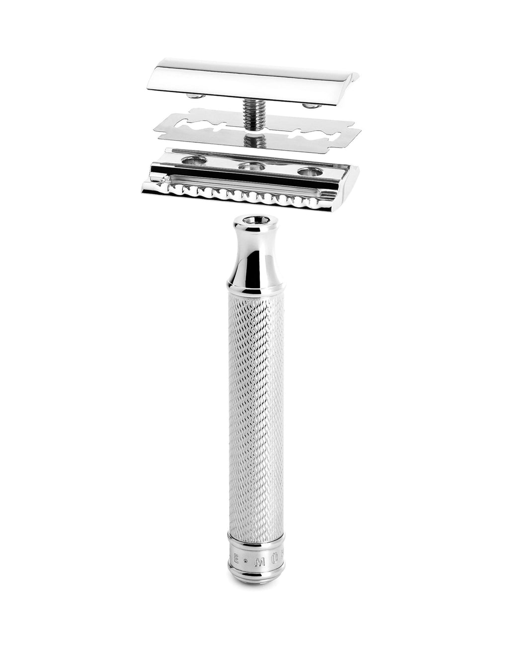 R89 Traditional Safety Razor (Closed Comb) - Chrome