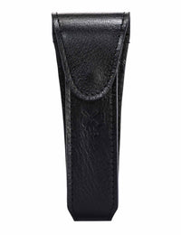 RT6 Leather Safety Razor Travel Pouch - Black