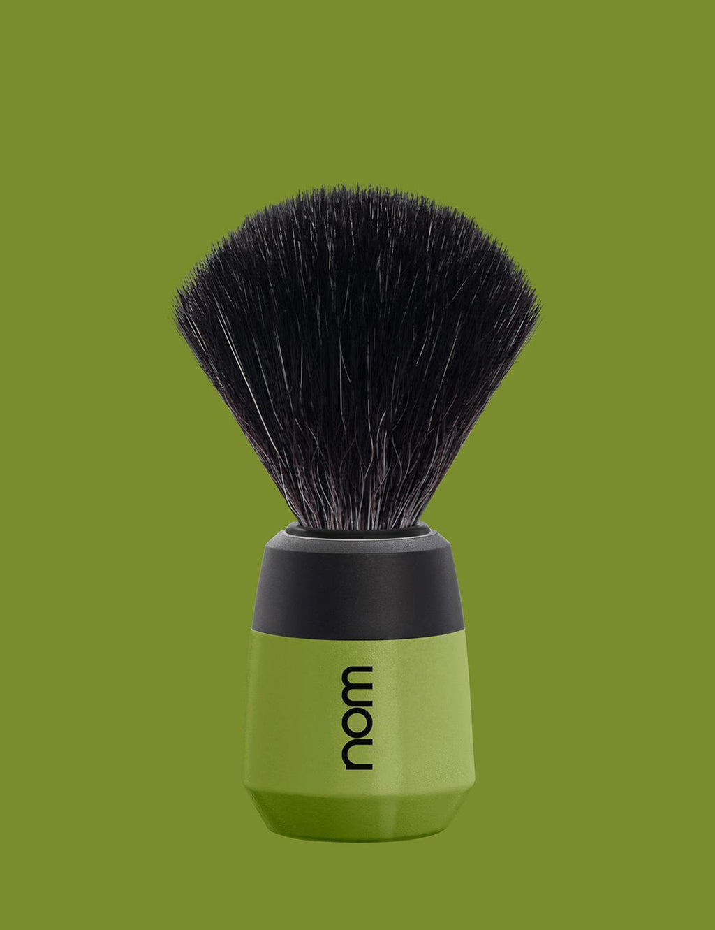 Max Black Vegan Shaving Brush - Olive