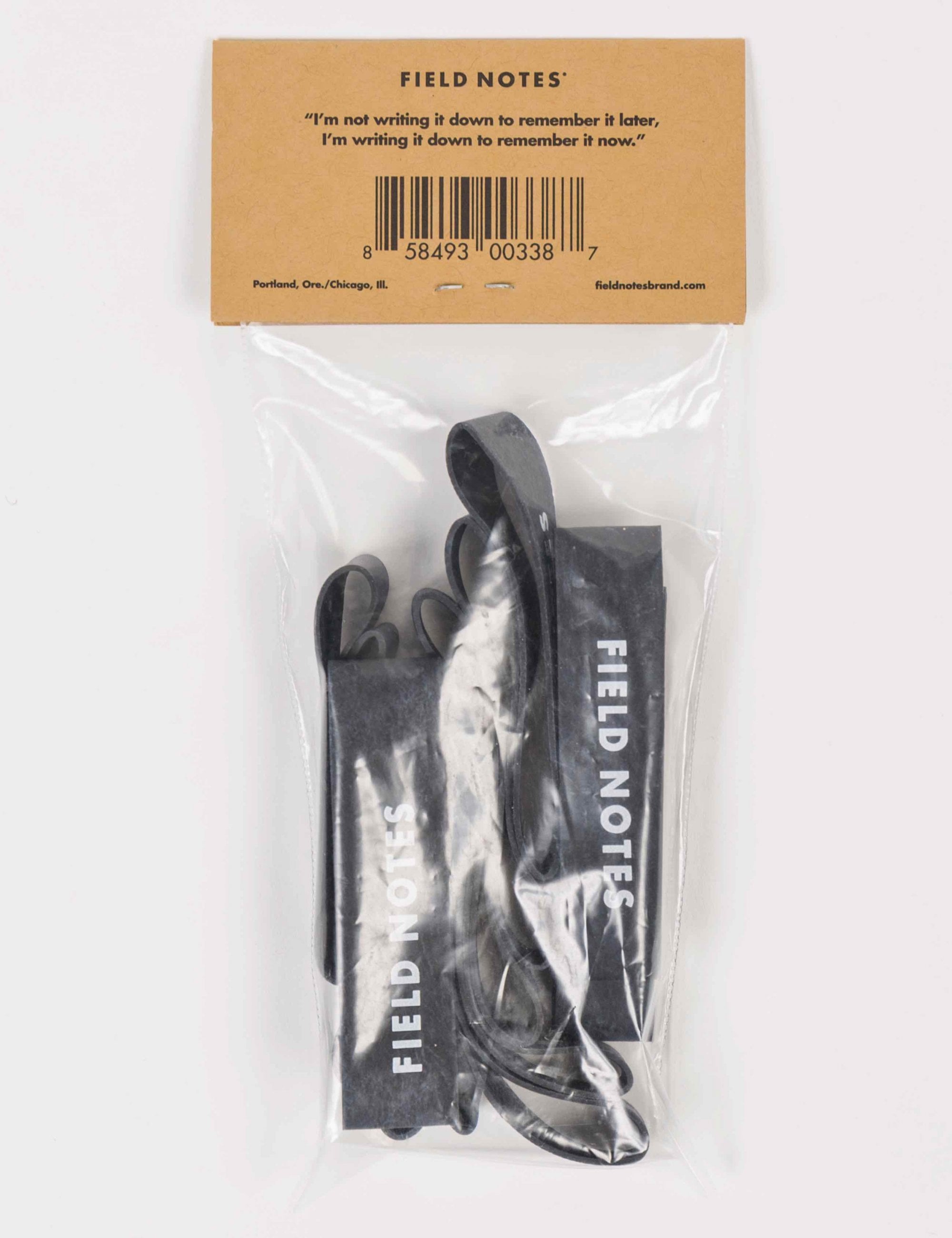 Rubber Bands (12 Pack) - Black