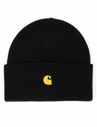 Chase Beanie Hat - Black/Gold