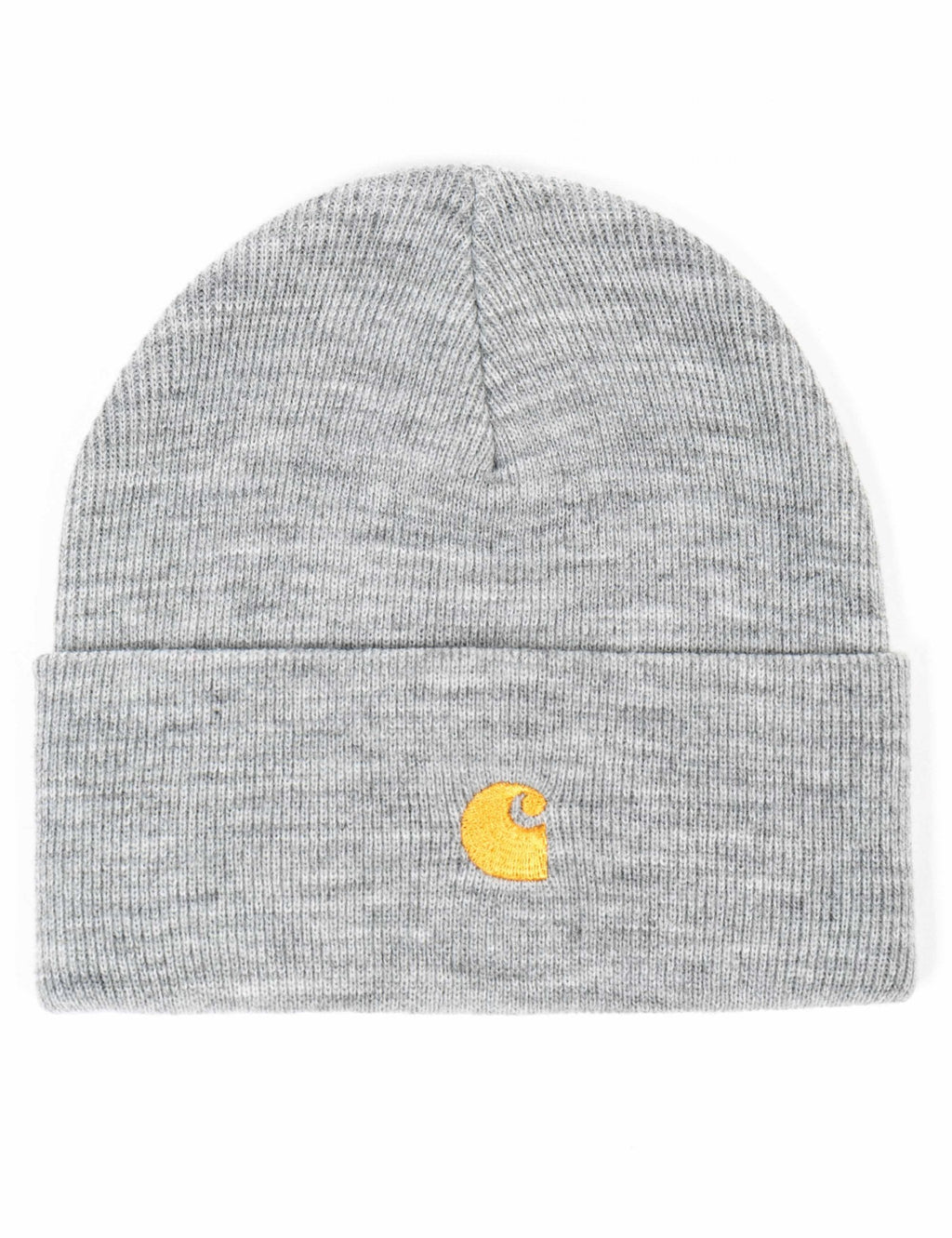 Chase Beanie Hat - Grey Heather/Gold