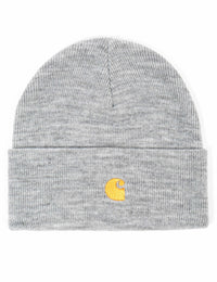 Chase Beanie Hat - Grey Heather/Gold