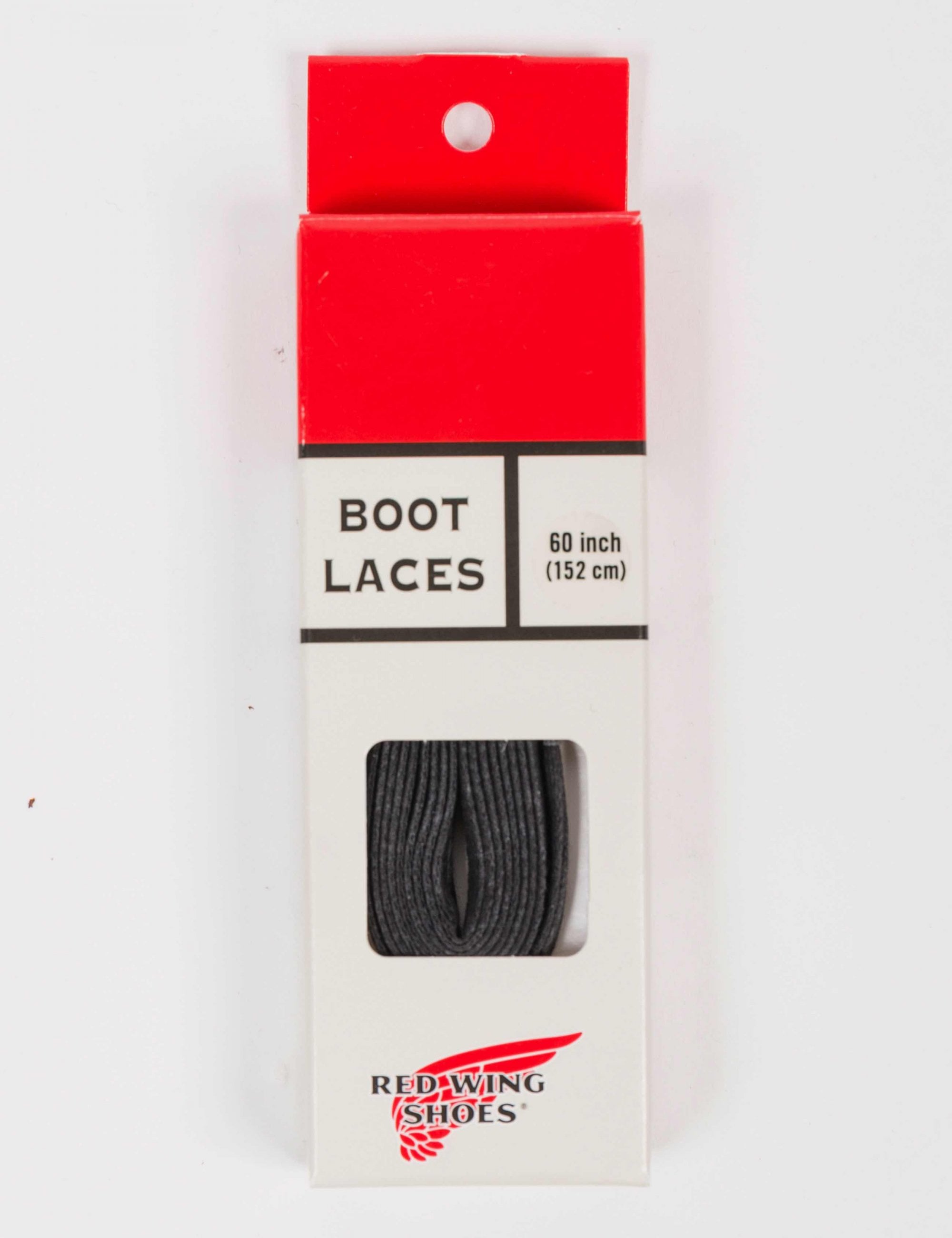93007 60" Flat Waxed Laces - Black