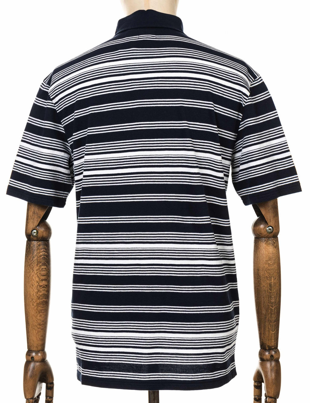 Royal Stripe Polo Shirt - Navy