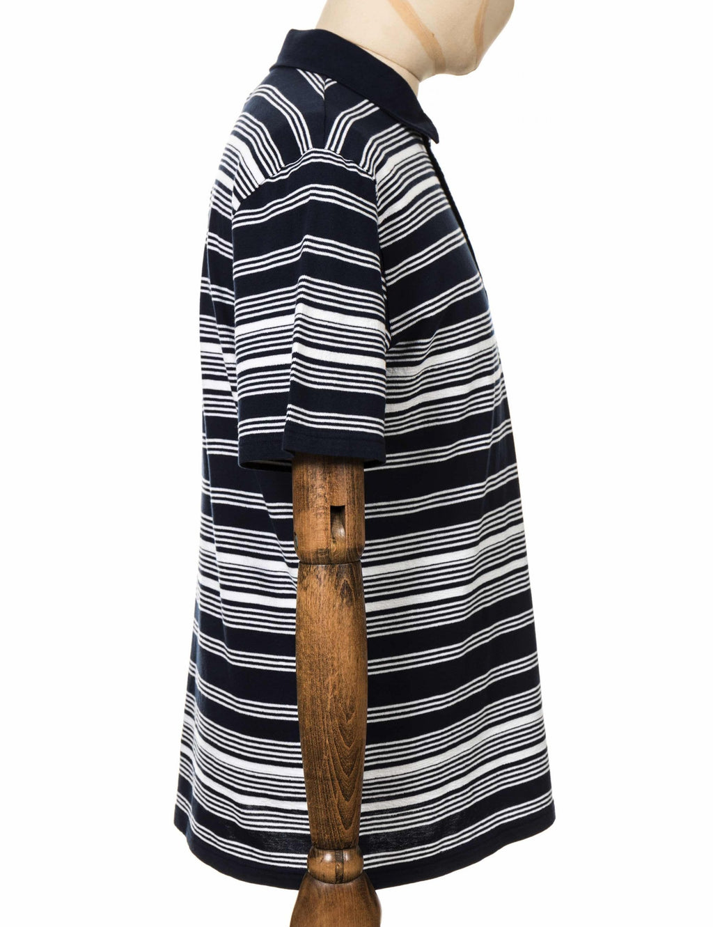 Royal Stripe Polo Shirt - Navy