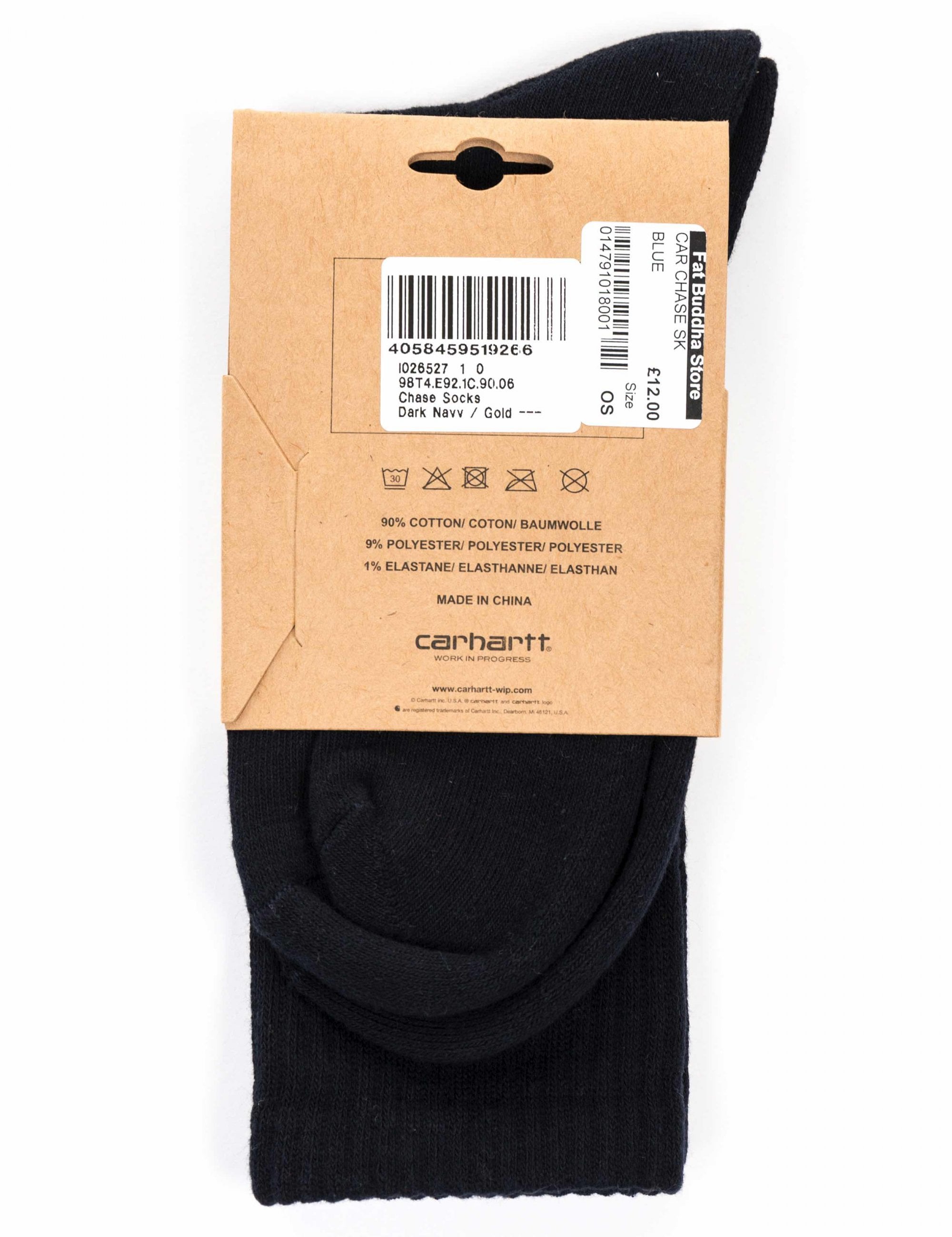 Chase Socks - Dark Navy/Gold
