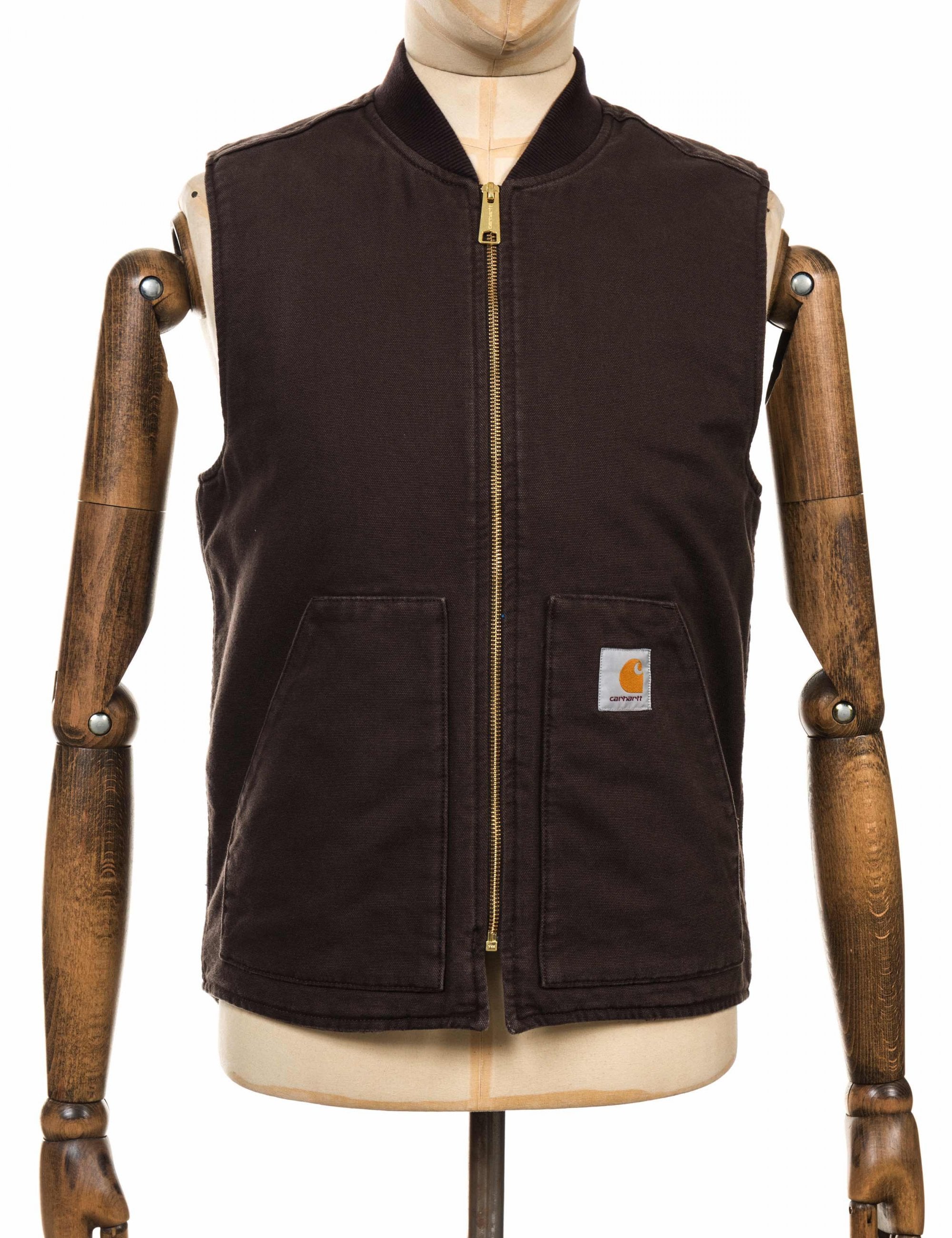 Carhartt WIP Classic Vest - Tobacco (Rinsed)
