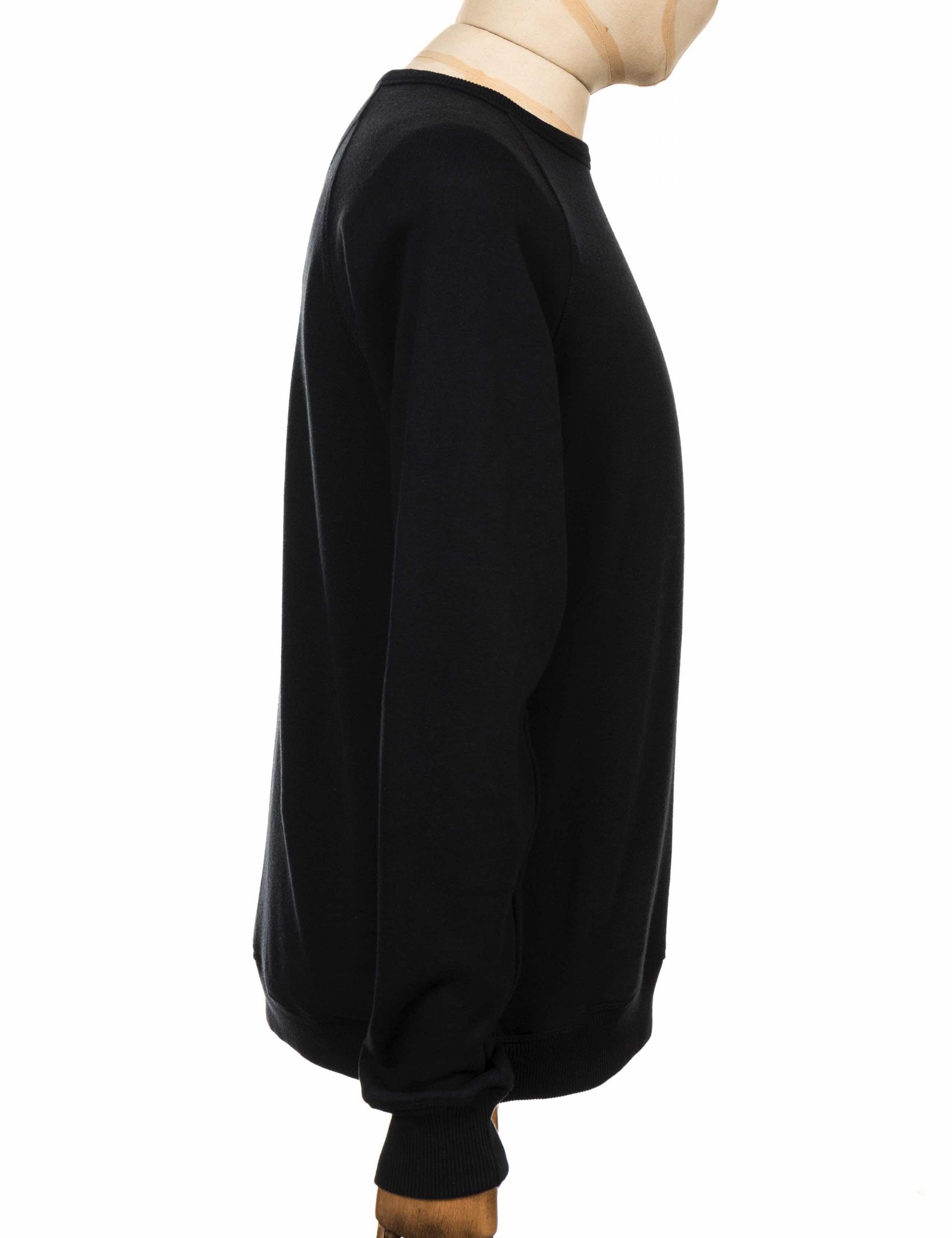 Organic Crew Sweatshirt - Pirate Black