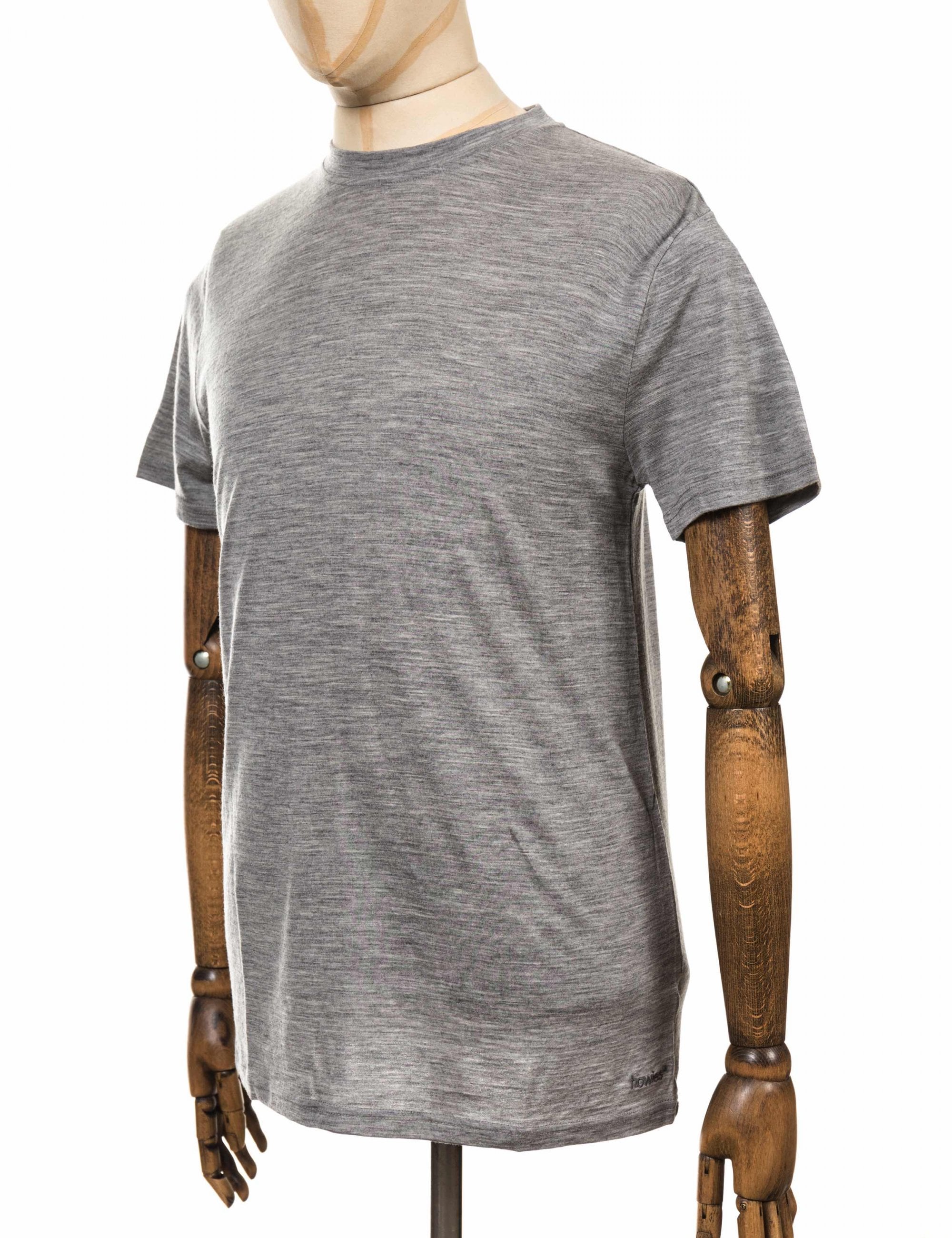 Merino Base Layer T-Shirt - Grey Heather