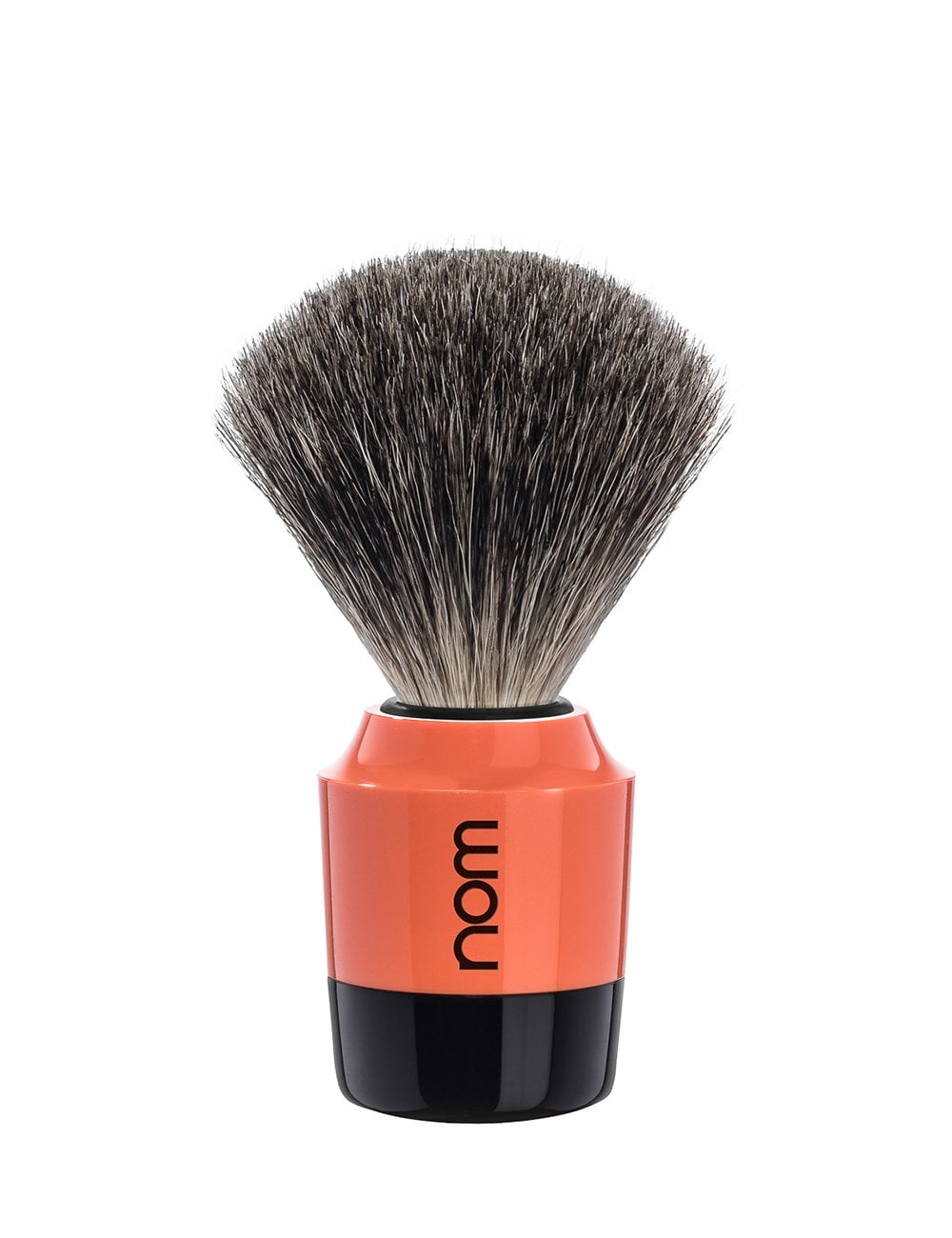 Marten Pure Badger Shaving Brush - Coral/Black