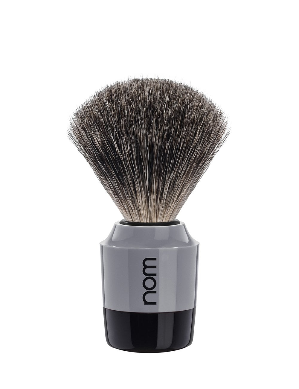 Marten Pure Badger Shaving Brush - Grey/Black