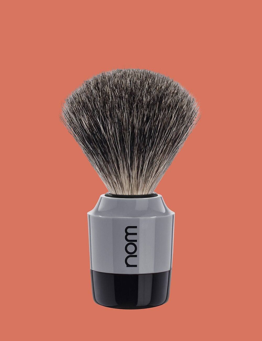 Marten Pure Badger Shaving Brush - Grey/Black