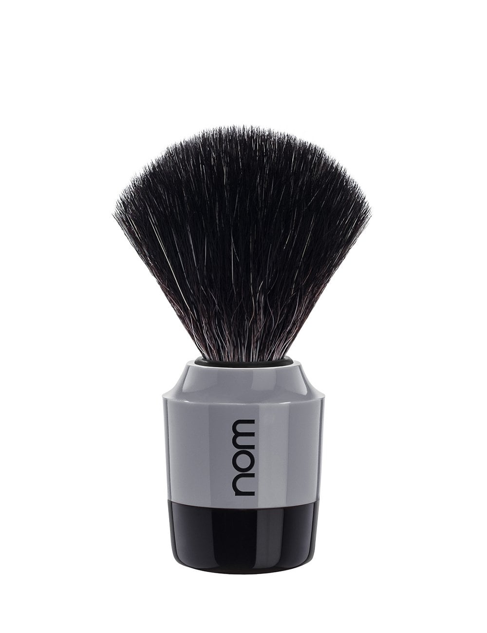 Marten Black Vegan Shaving Brush - Grey/Black