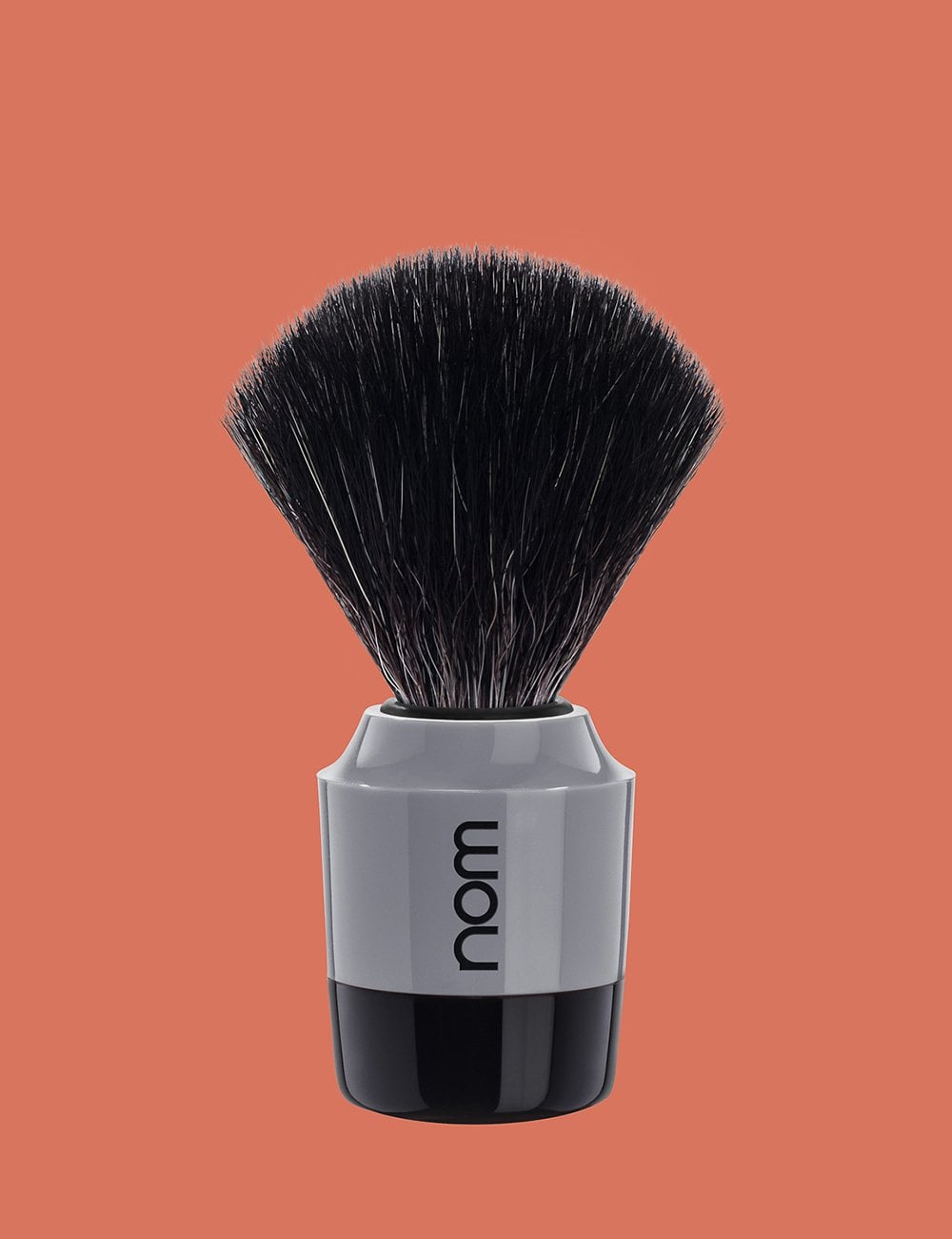 Marten Black Vegan Shaving Brush - Grey/Black