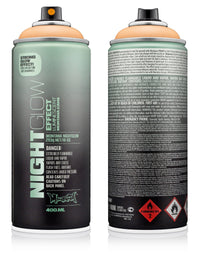 Montana Glow in the Dark Spray Paint 400ml - Orange NG2000