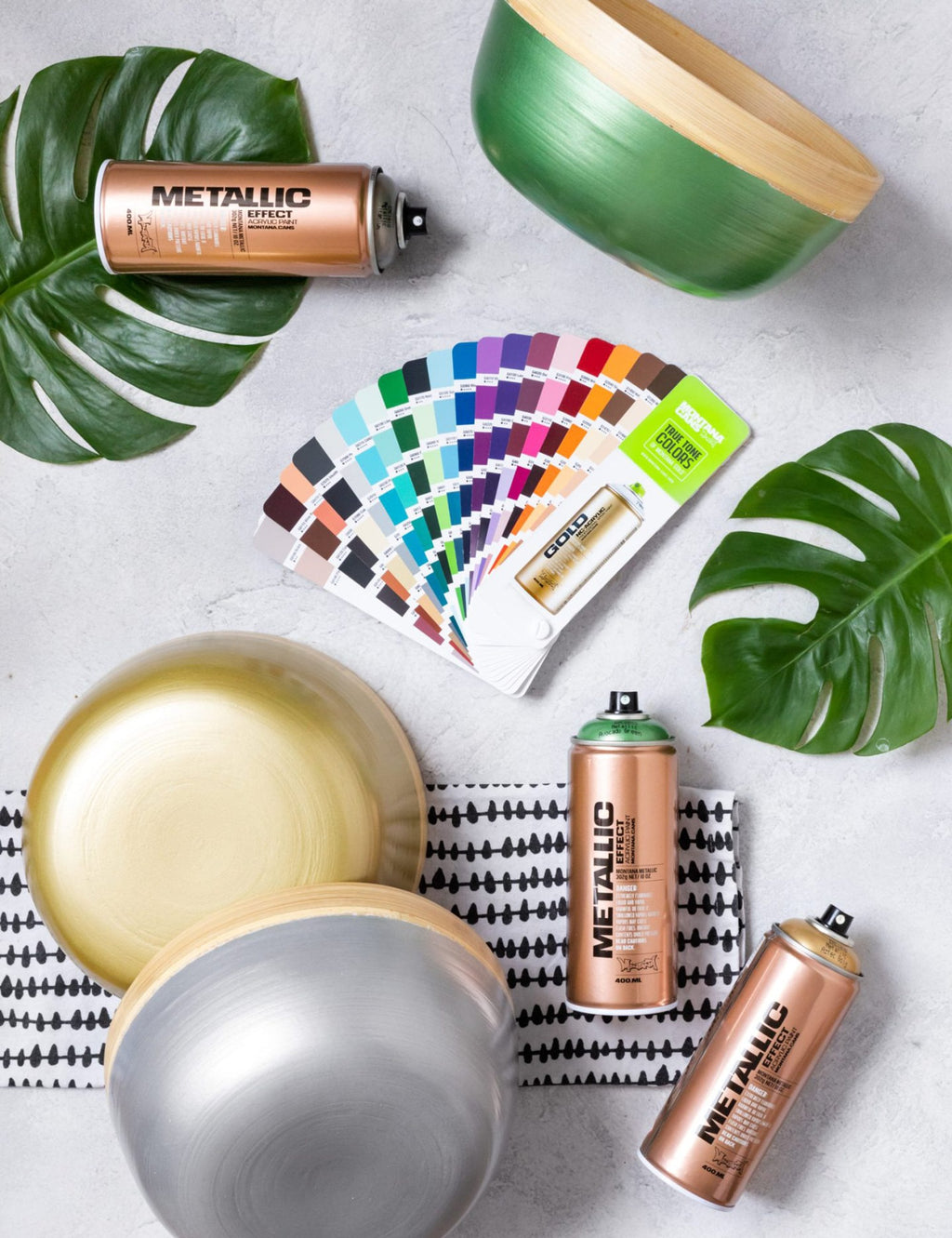 Metallic Effect Spray Paint 400ml - Avocado Green EMC6040