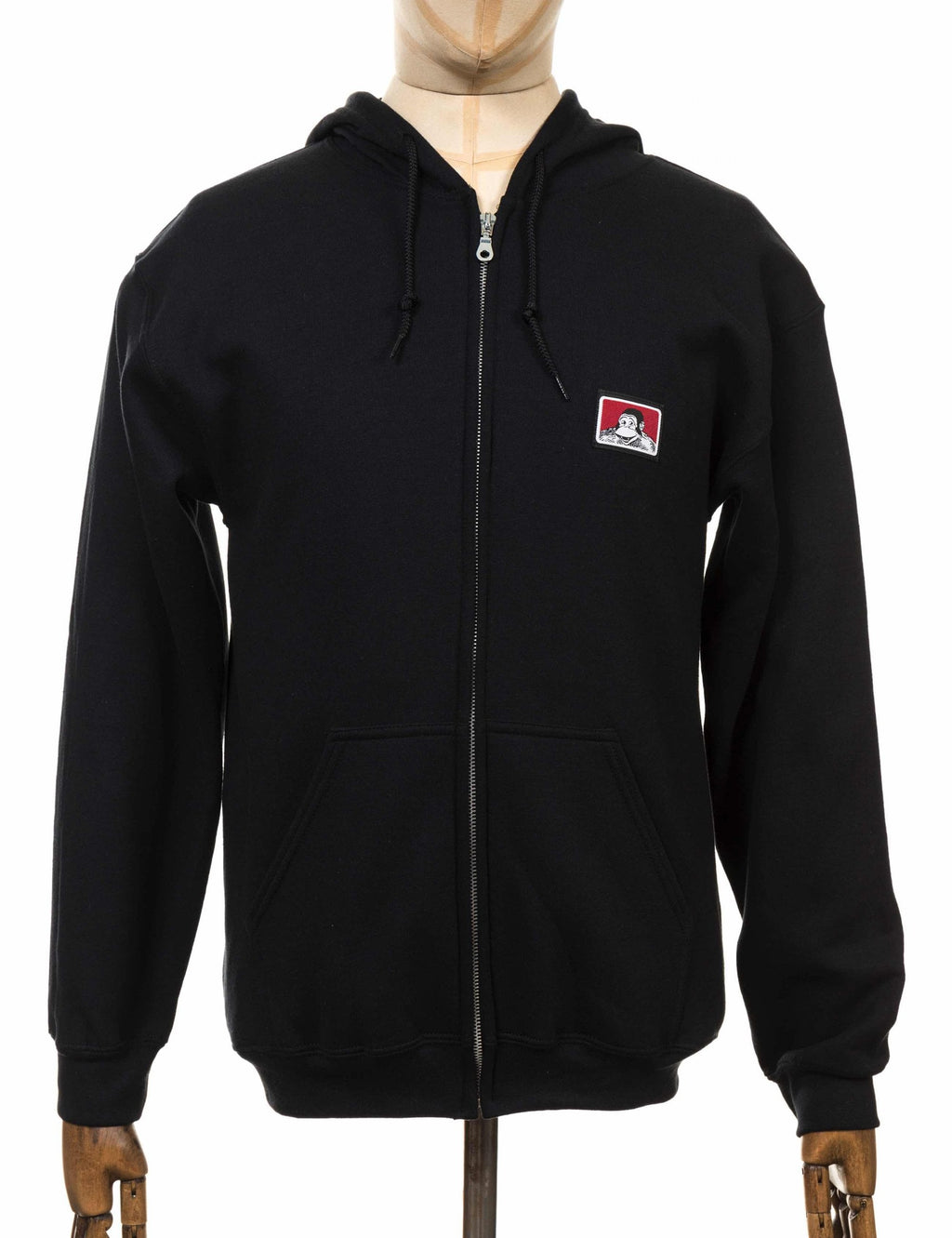 Hooded Zip Jacket - Black