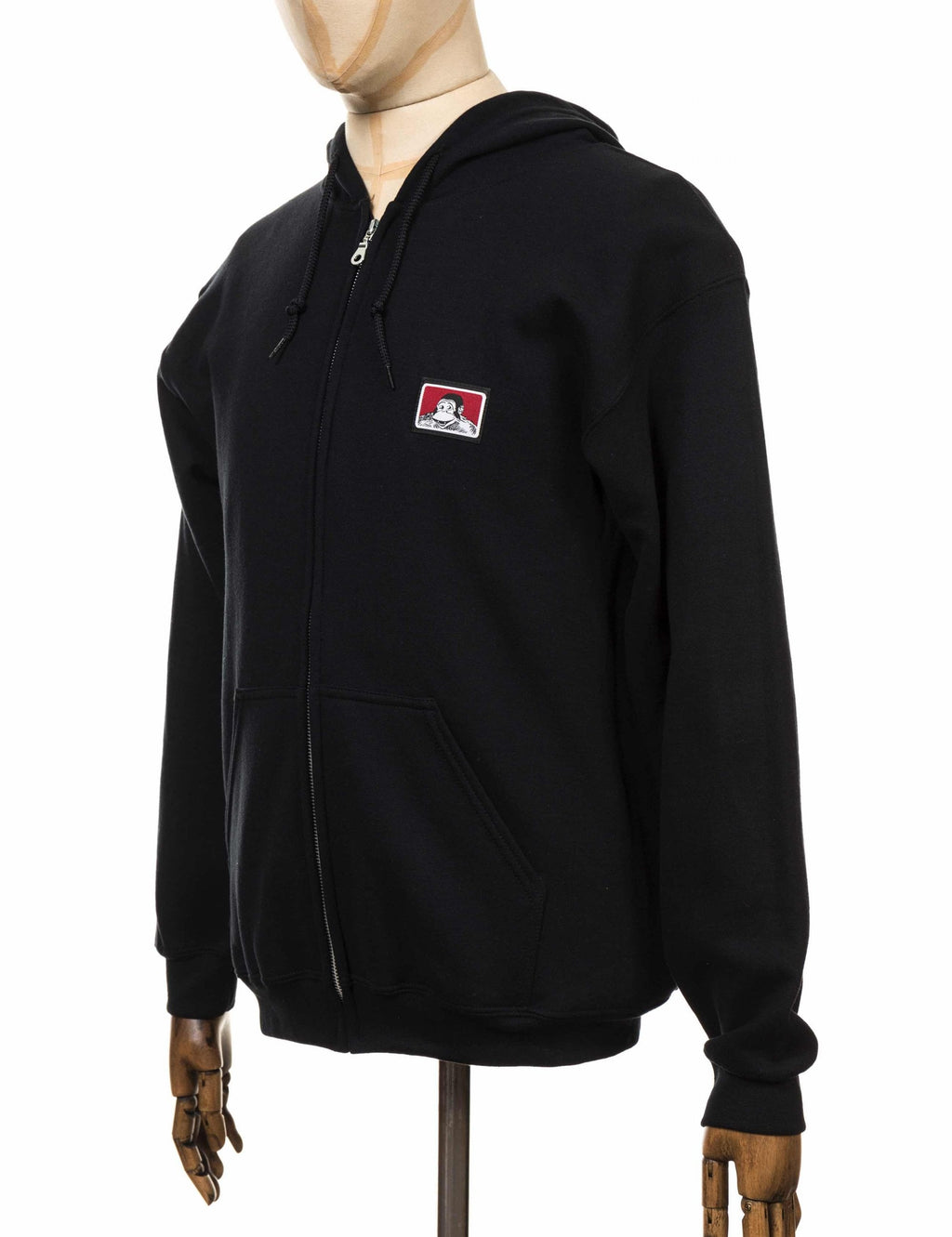 Hooded Zip Jacket - Black