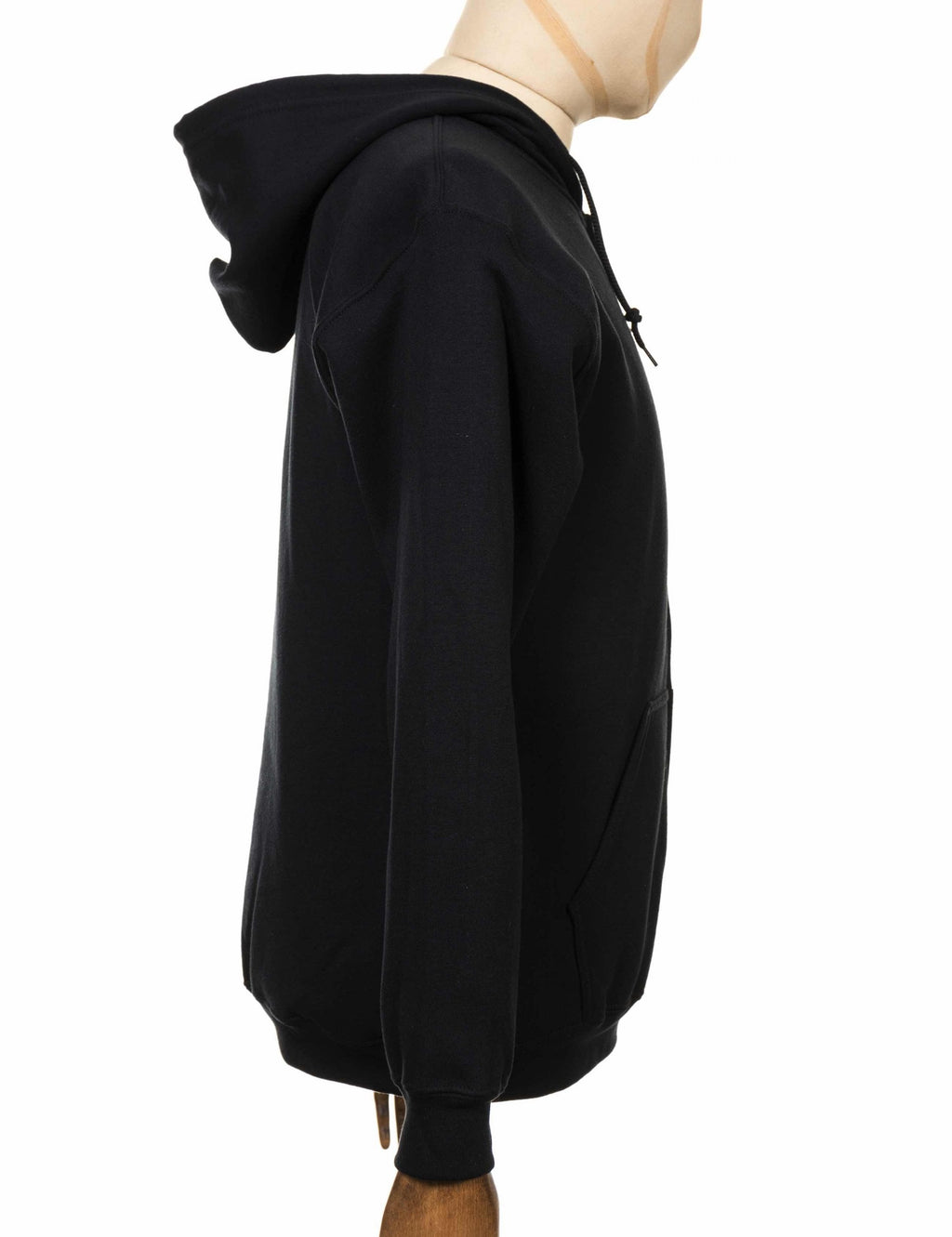 Hooded Zip Jacket - Black
