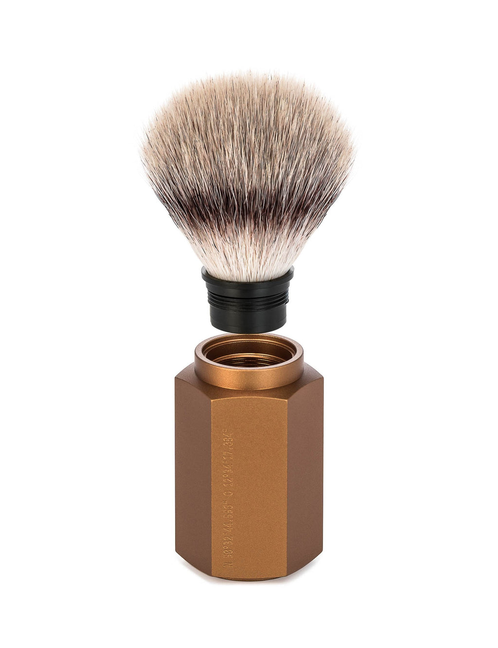 HEXAGON Silvertip Fibre 3-Piece Shaving Set - Bronze