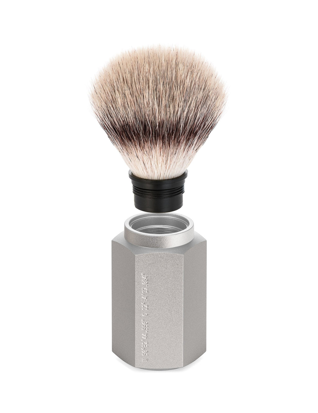 HEXAGON Silvertip Fibre 3-Piece Shaving Set - Pure