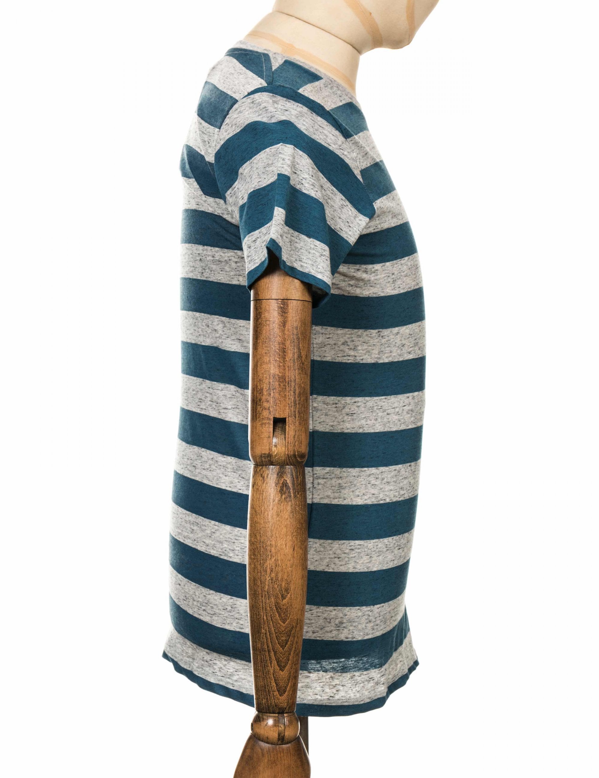 Snort Organic Pocket T-Shirt - Teal Grey