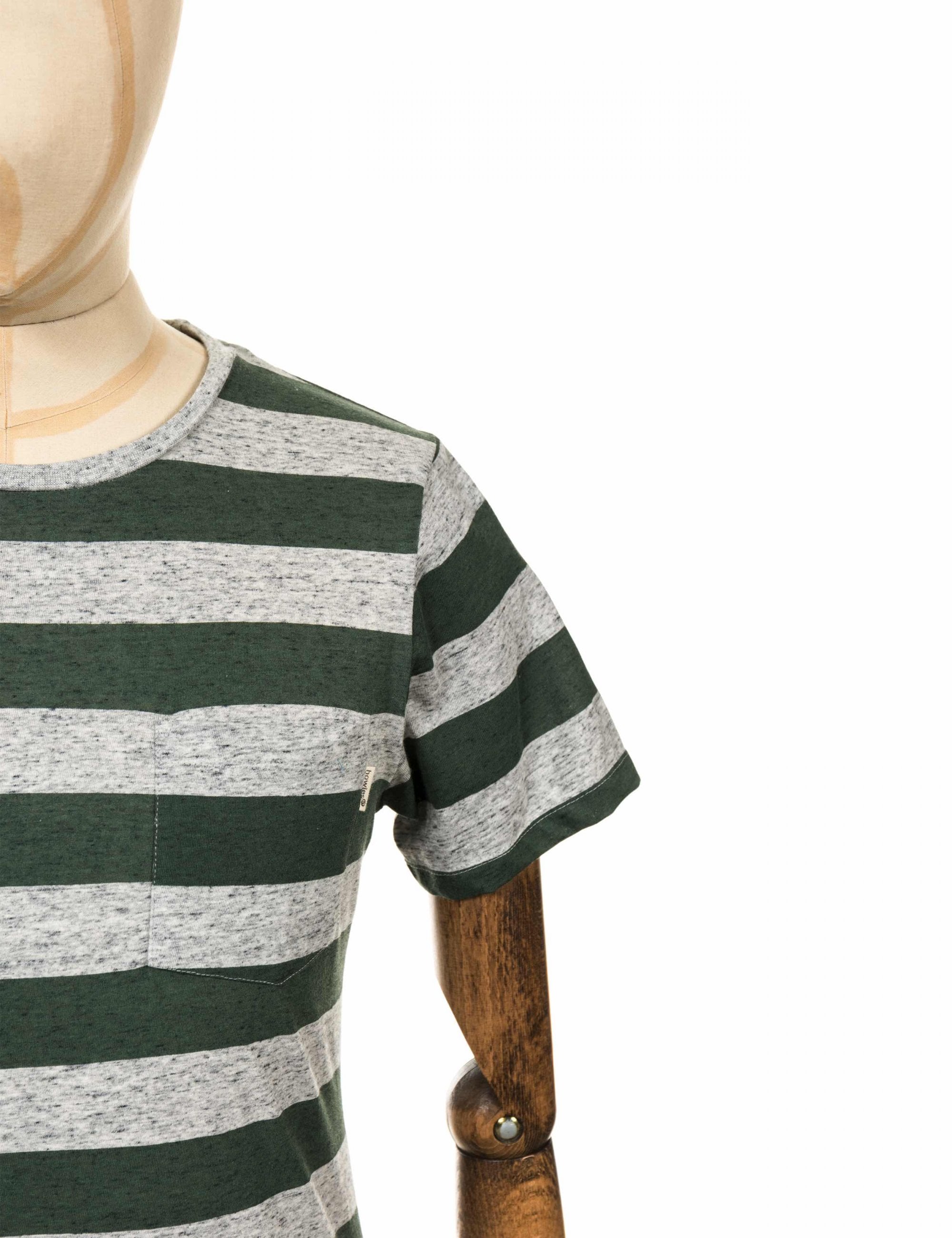 Snort Organic Pocket T-Shirt - Green Grey