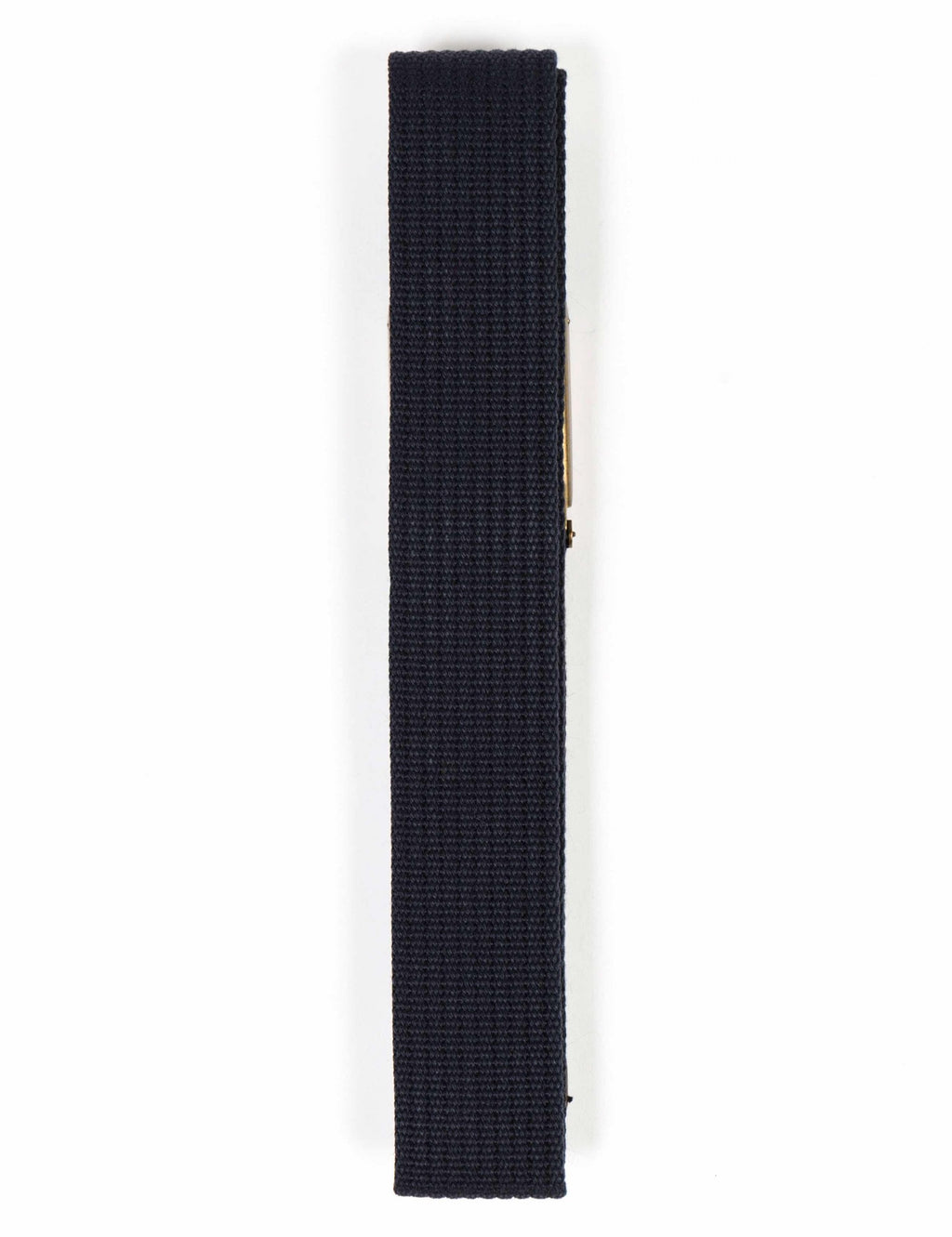 Canvas Brass Belt - Dark Navy