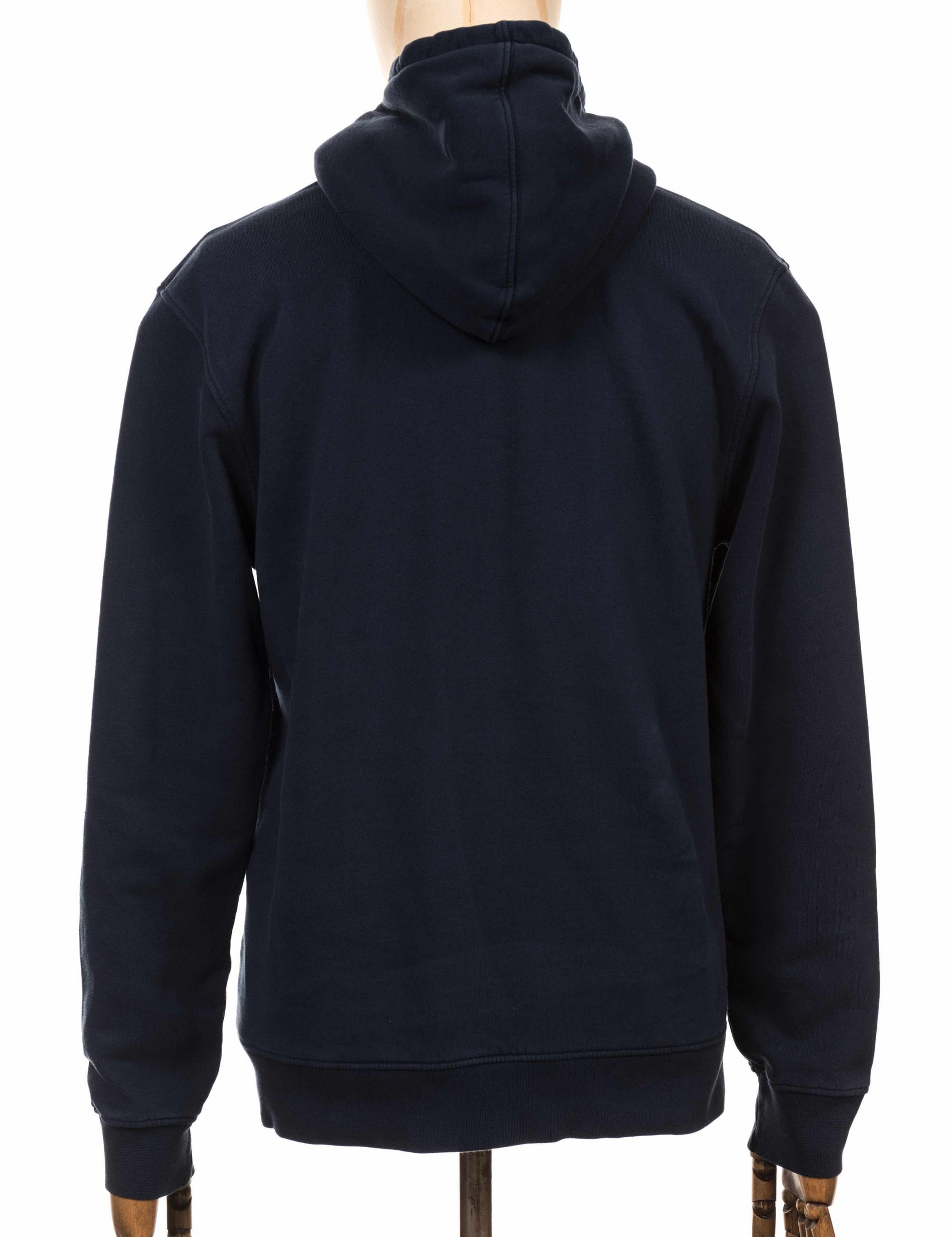 Organic Hooded Sweat - Navy Blue