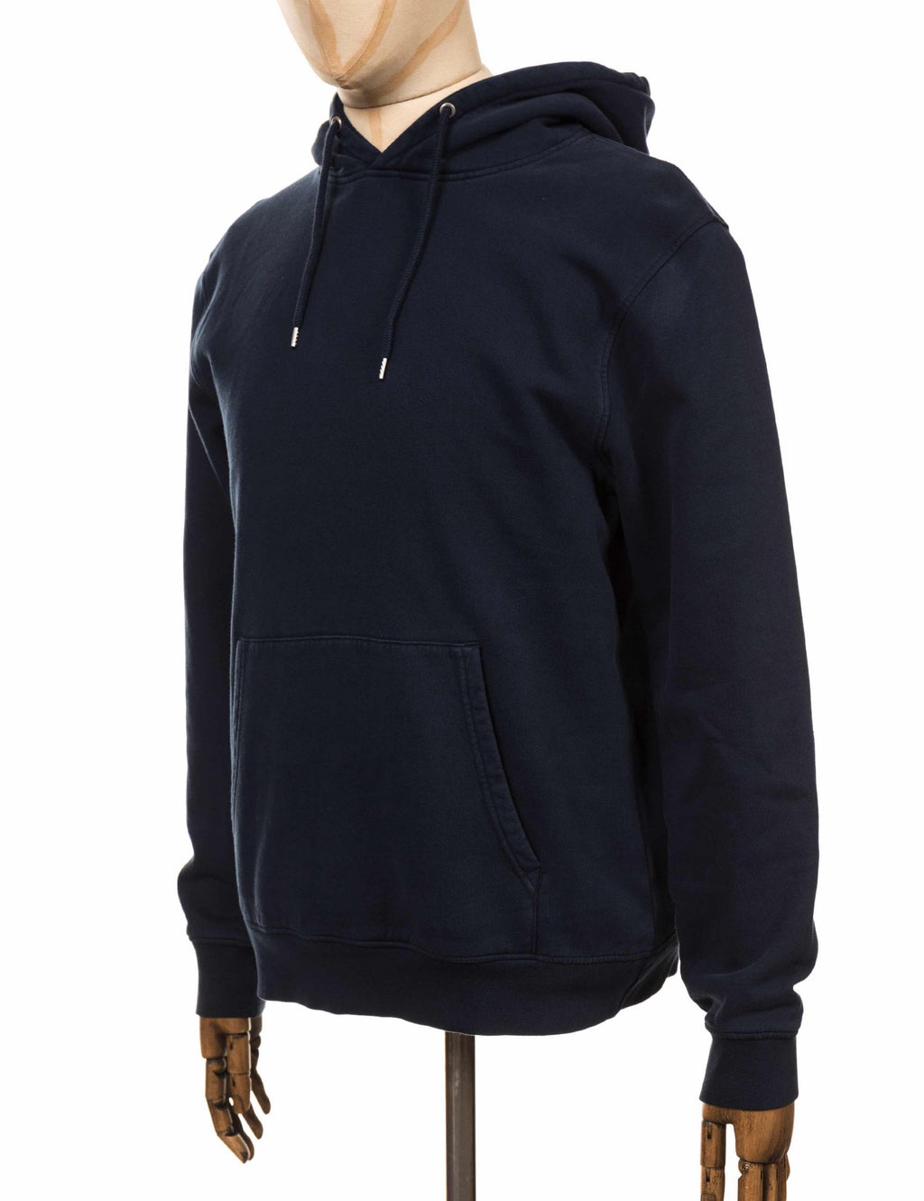 Organic Hooded Sweat - Navy Blue