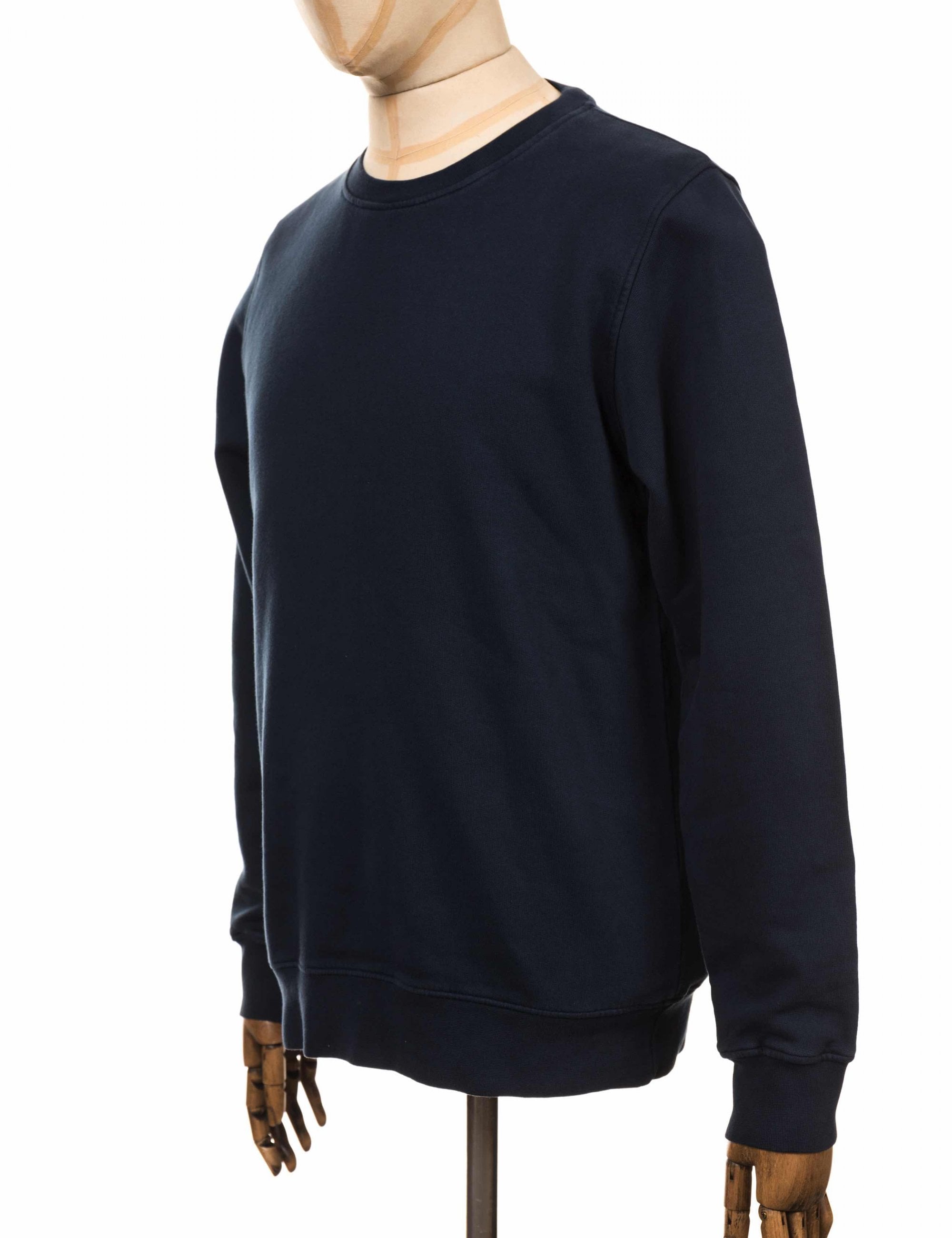 Organic Crew Sweat - Navy Blue