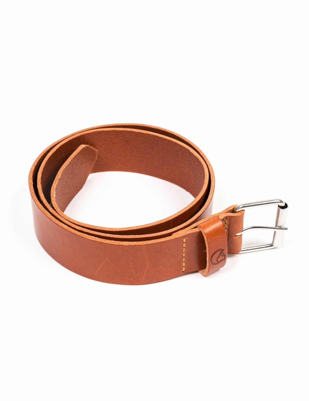 Singi 4cm Leather Belt - Leather Cognac