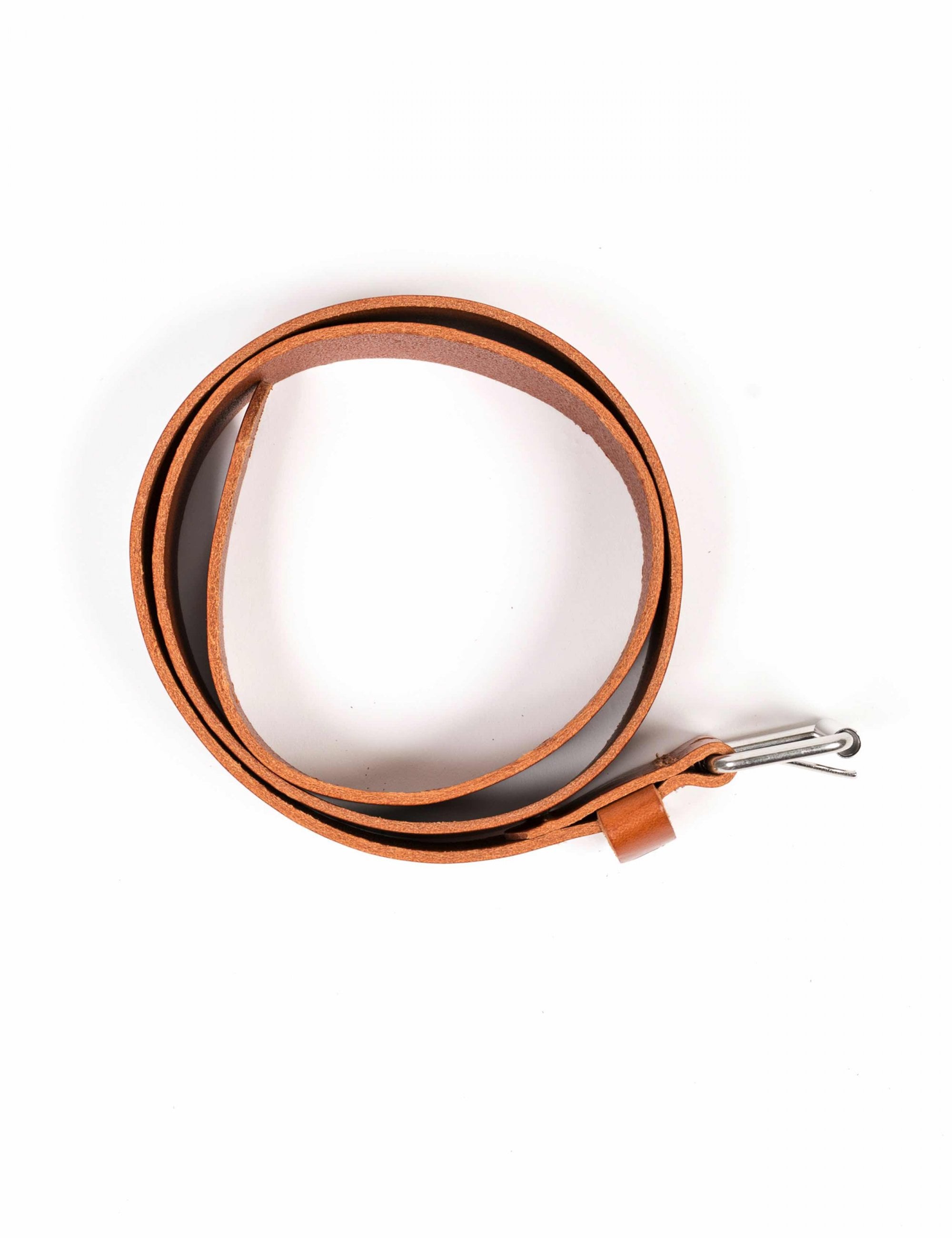 Fjallraven Singi 4cm Leather Belt - Leather Cognac