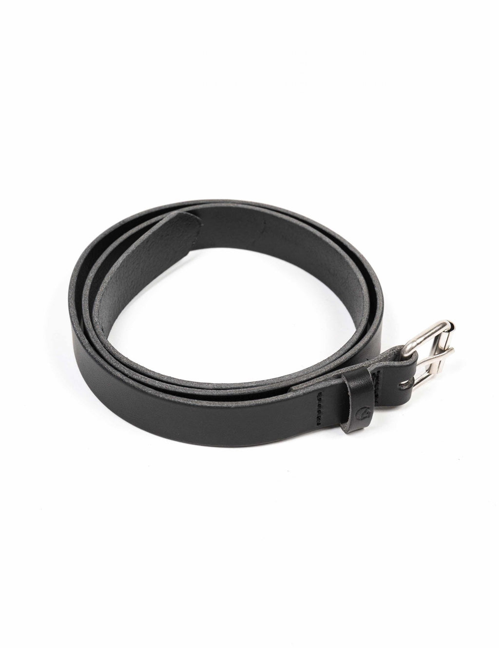 Singi 2.5cm Leather Belt - Black