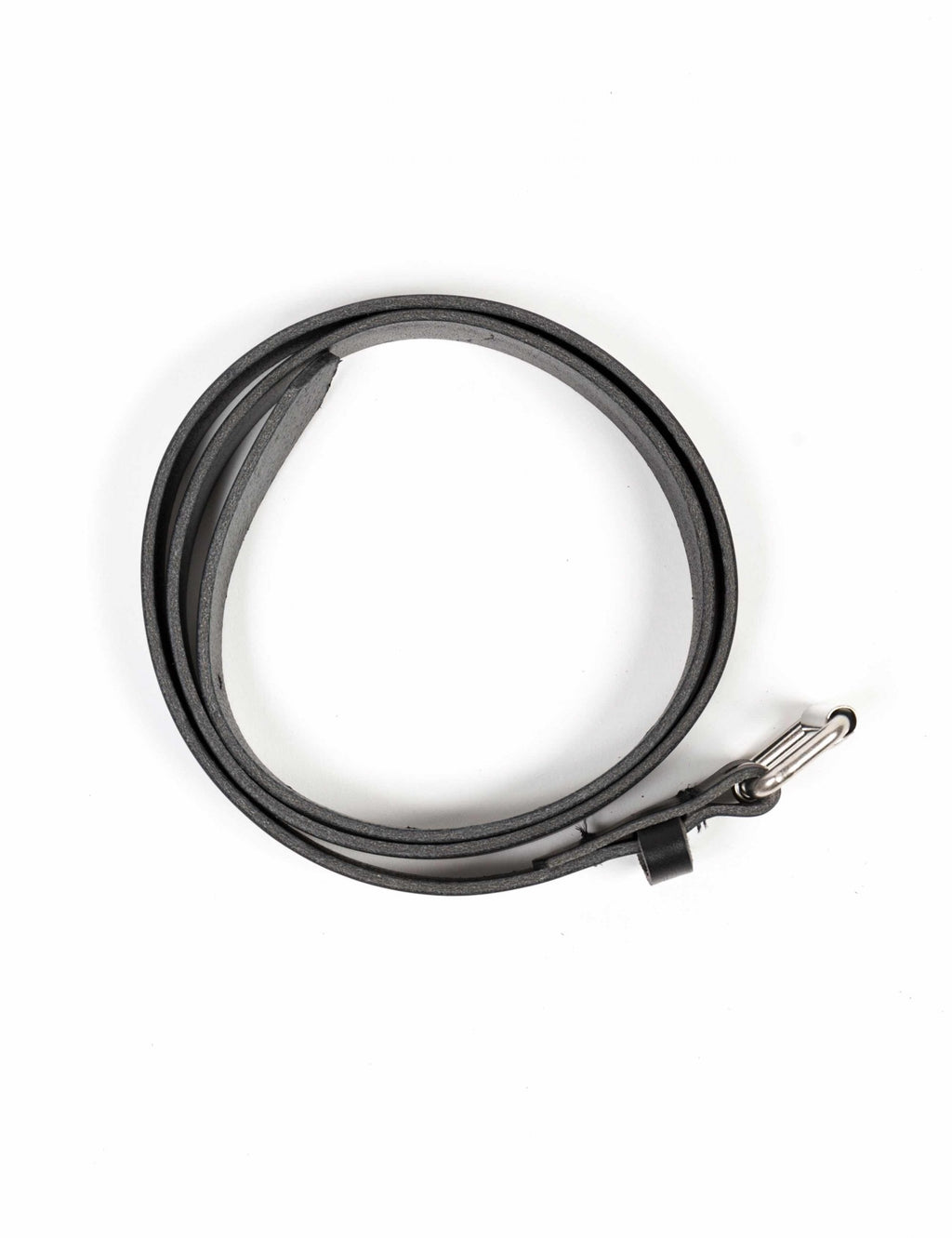 Singi 2.5cm Leather Belt - Black