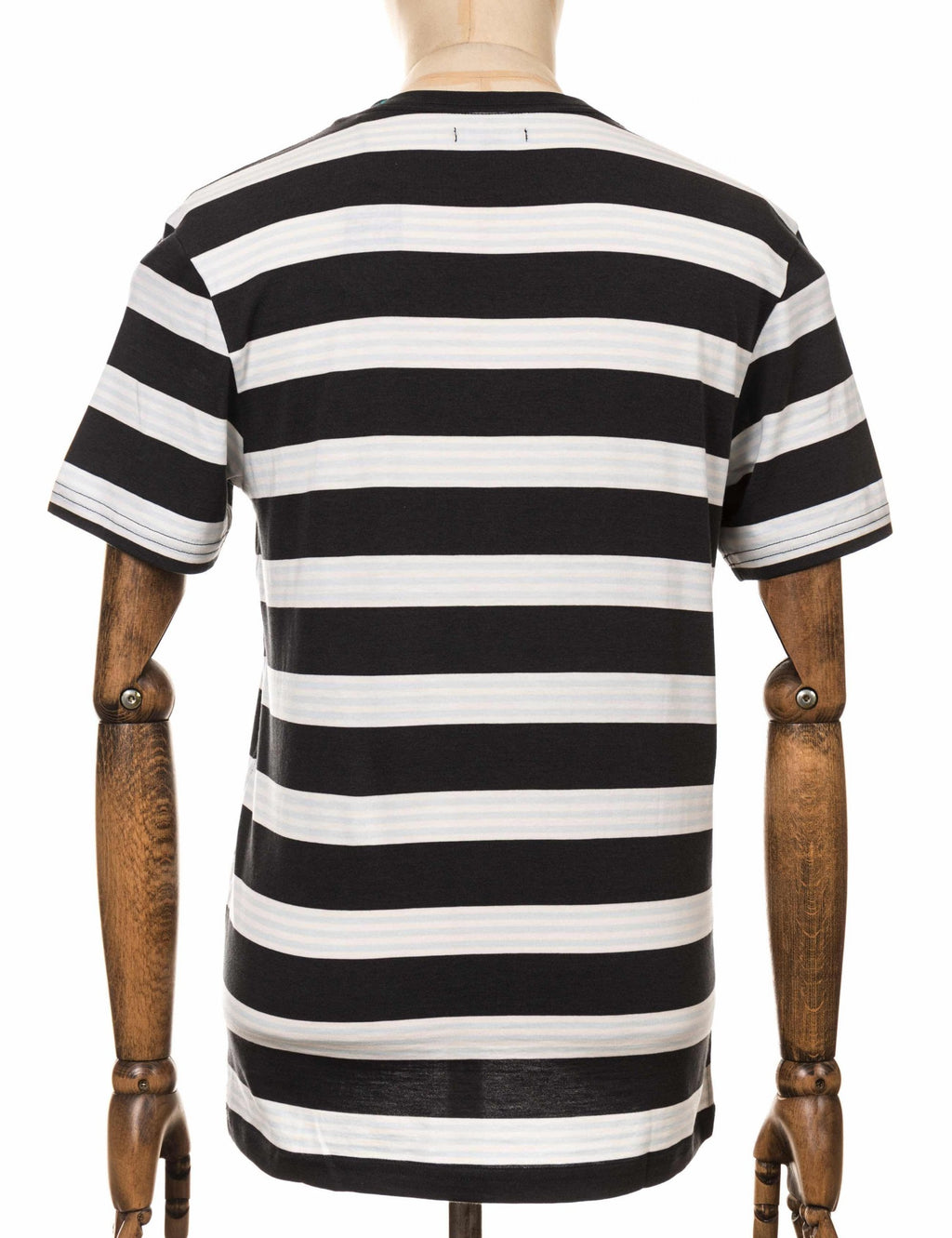 Binder Stripe T-Shirt - Black Fade