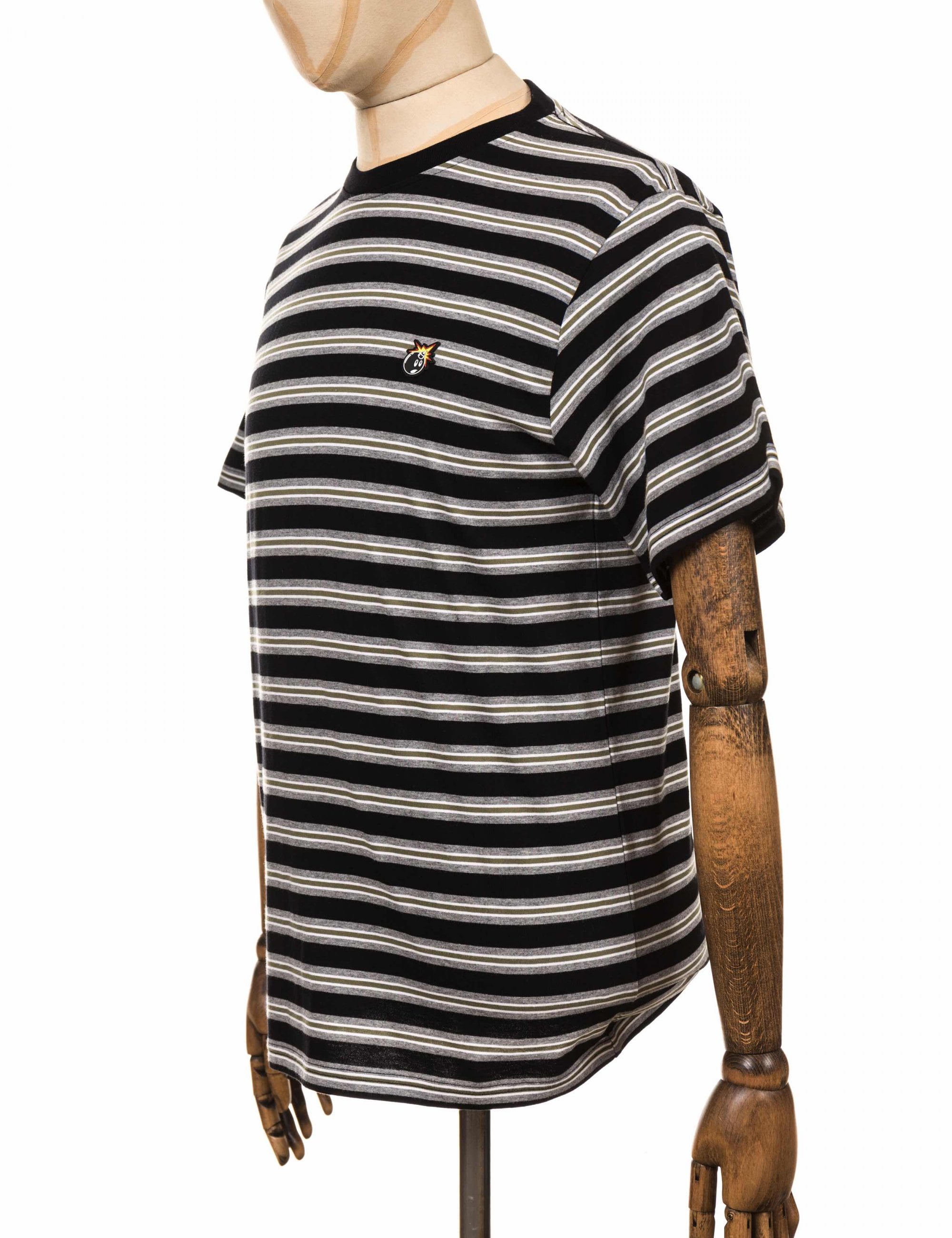 The Page Striped T-Shirt - Black