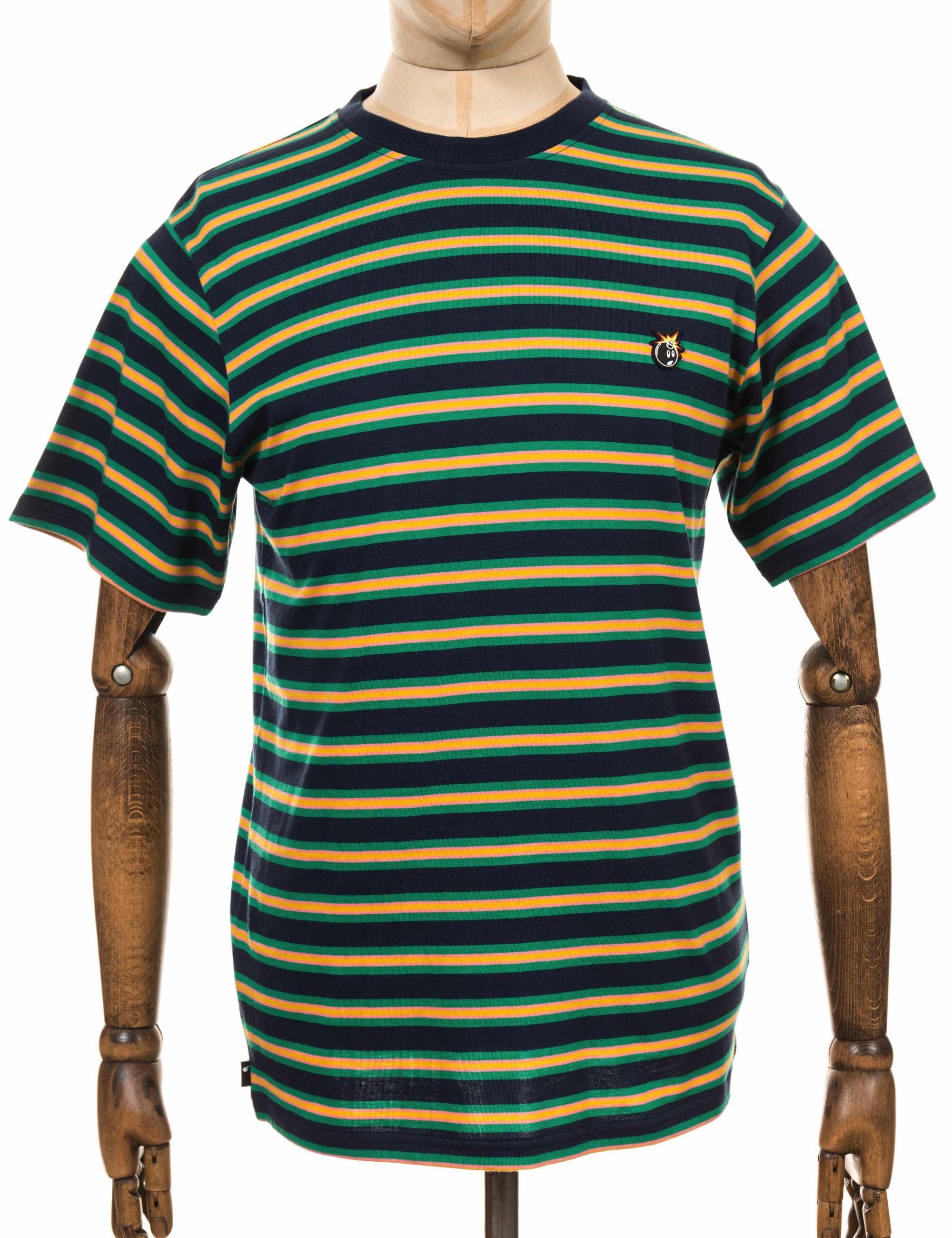 The Page Striped T-Shirt - Navy