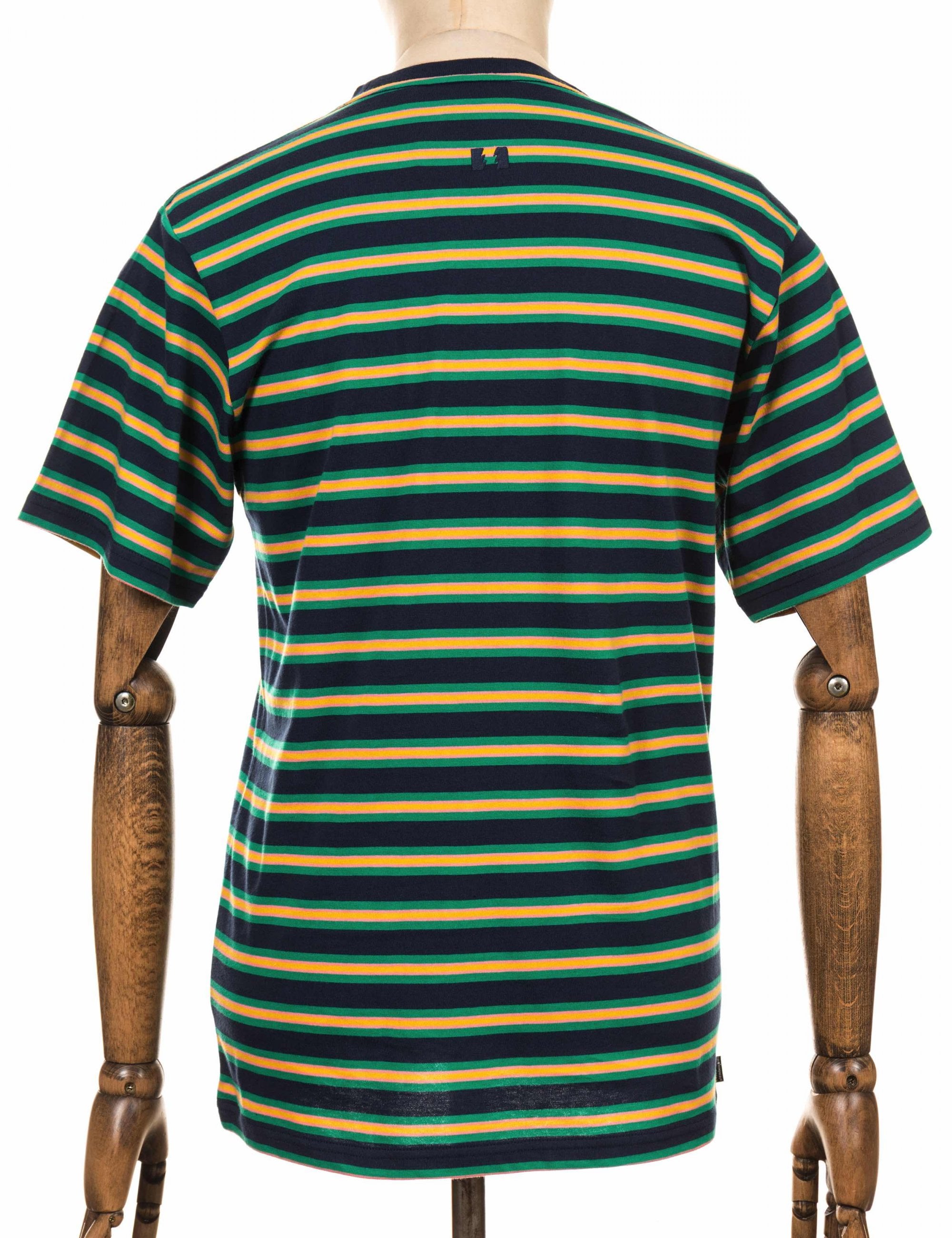 The Page Striped T-Shirt - Navy