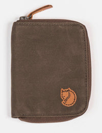 Zip Wallet - Dark Olive