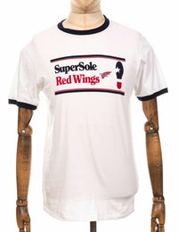 95079 Supersole Ringer T-Shirt - White/Blue