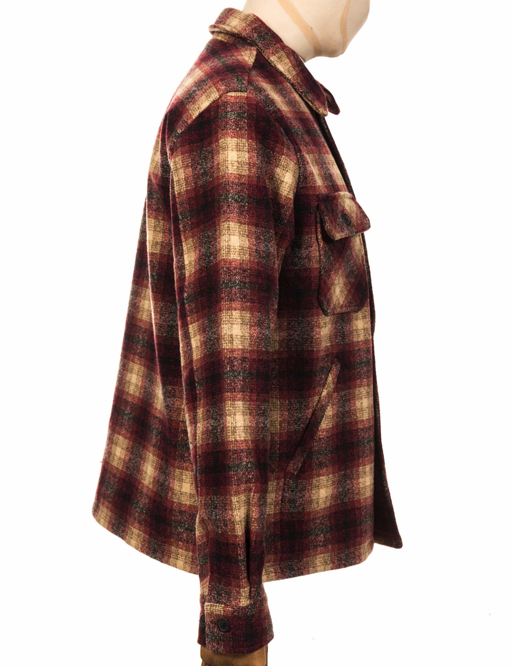 Deus Ex Machina The Piston Wool Shirt - Red