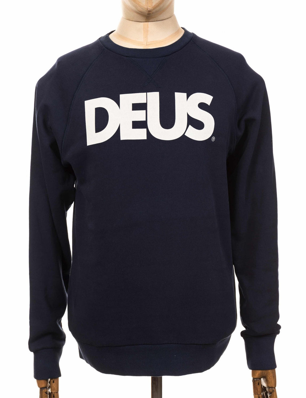All Caps Crew Sweat - Navy
